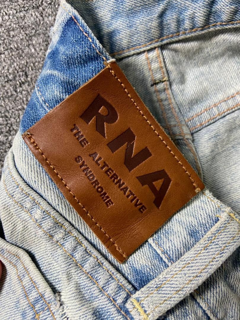 Japanese Brand RNA Alternative Syndrom Ripped Jeans (143) Size US 32 / EU 48 - 3 Thumbnail