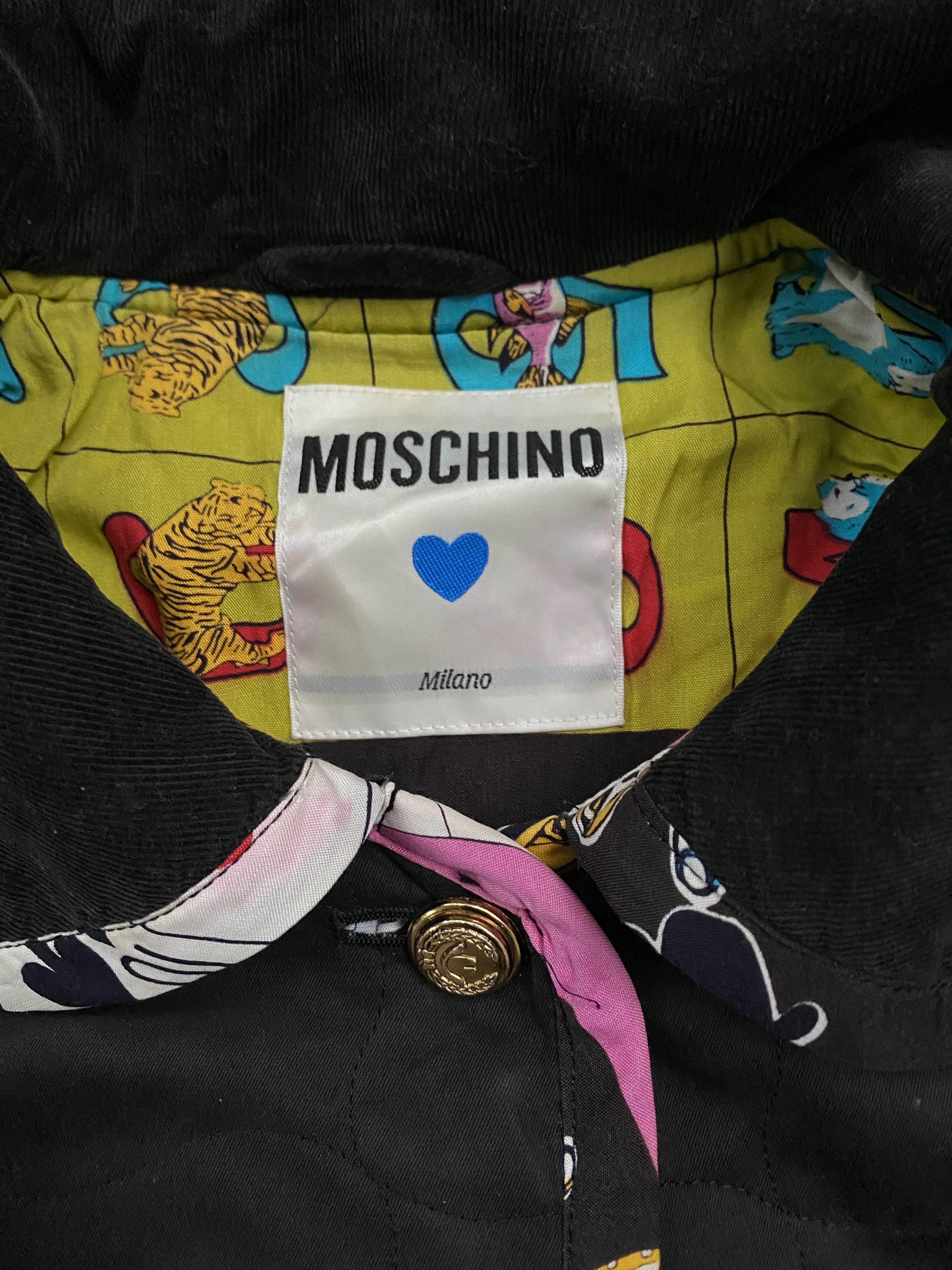 Moschino Vintage Moschino Playing Card Quilted Coat Jacket Size US M / EU 48-50 / 2 - 3 Thumbnail