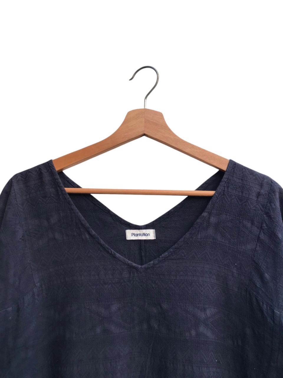 Issey Miyake Plantation Cotton Tunic Dress Size M / US 6-8 / IT 42-44 - 3 Thumbnail