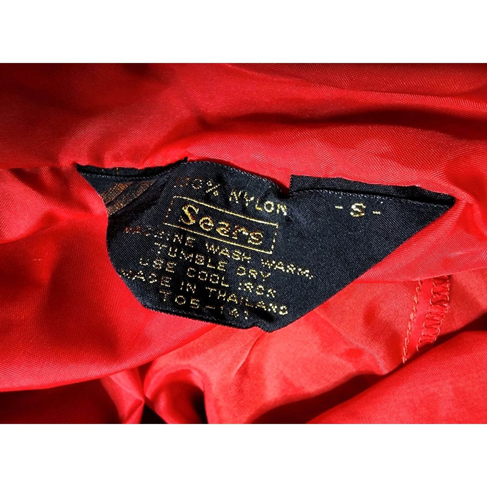 Sears VINTAGE Sears Windbreaker Jacket Mens S Nylon Red Wing Patch 80s Casual Short Jacket Size US S / EU 44-46 / 1 - 8 Thumbnail