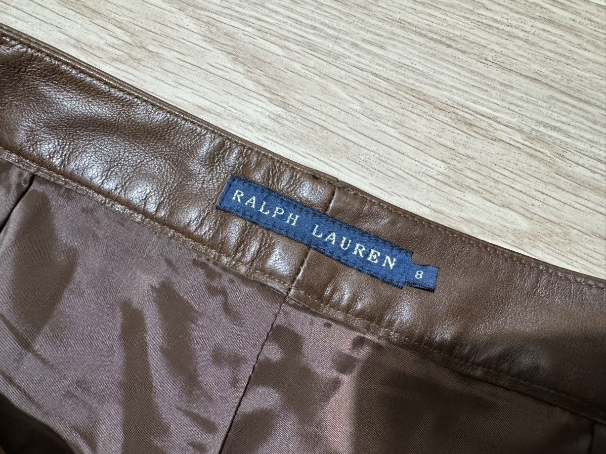 Designer × Polo Ralph Lauren × Ralph Lauren Ralph Lauren lambskin pants 8 Size 30" / US 8 / IT 44 - 6 Thumbnail