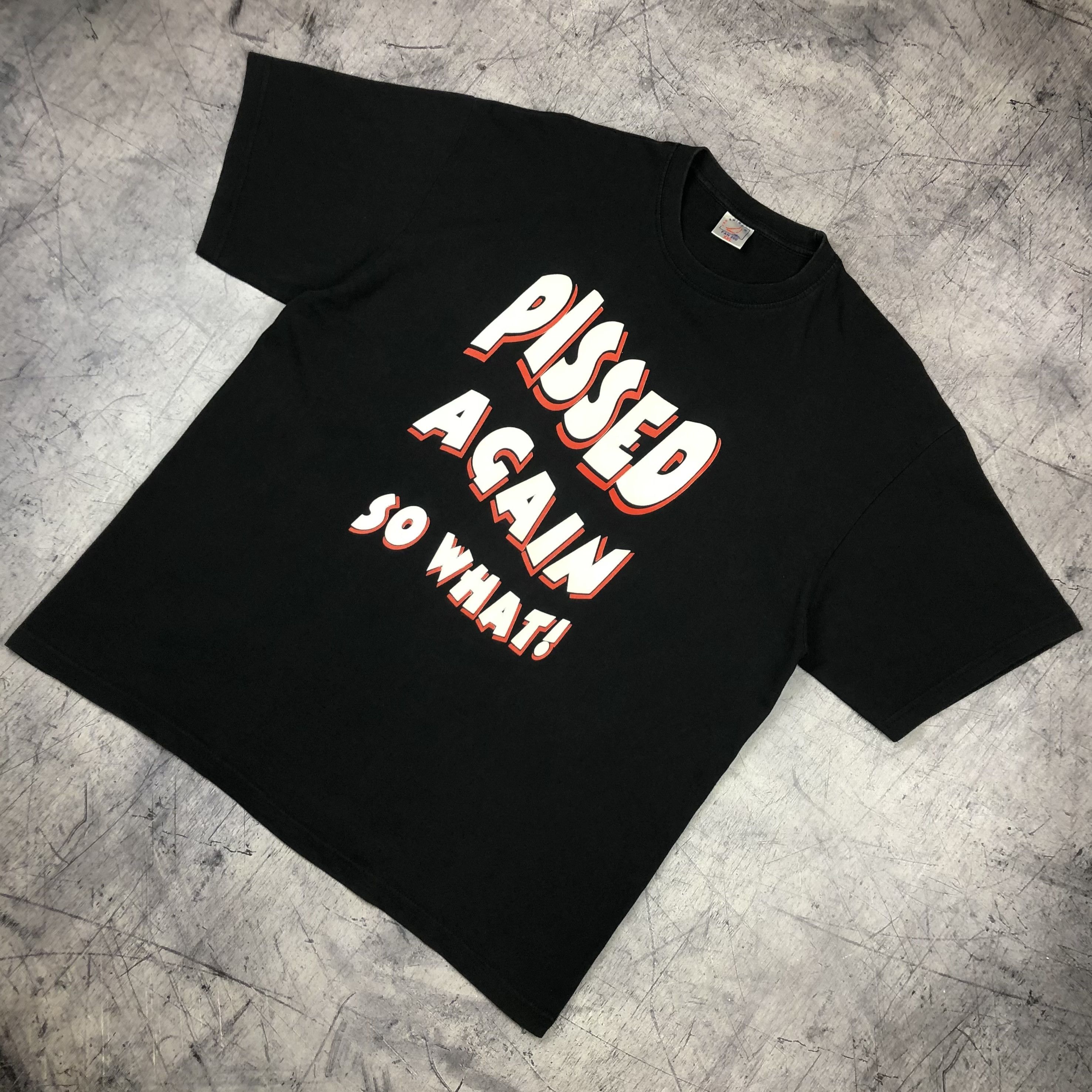 Vintage Vintage Pissed Again And So What Dirty Joke Tee Size US XL / EU 56 / 4 - 3 Thumbnail
