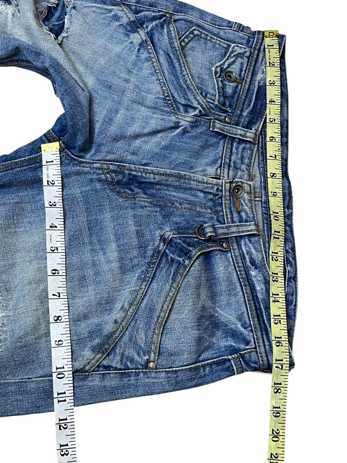 Nicole Club SICK🔥NICOLE CLUB FOR MEN DISTRESSED FLARED JEANS Size US 34 / EU 50 - 13 Thumbnail