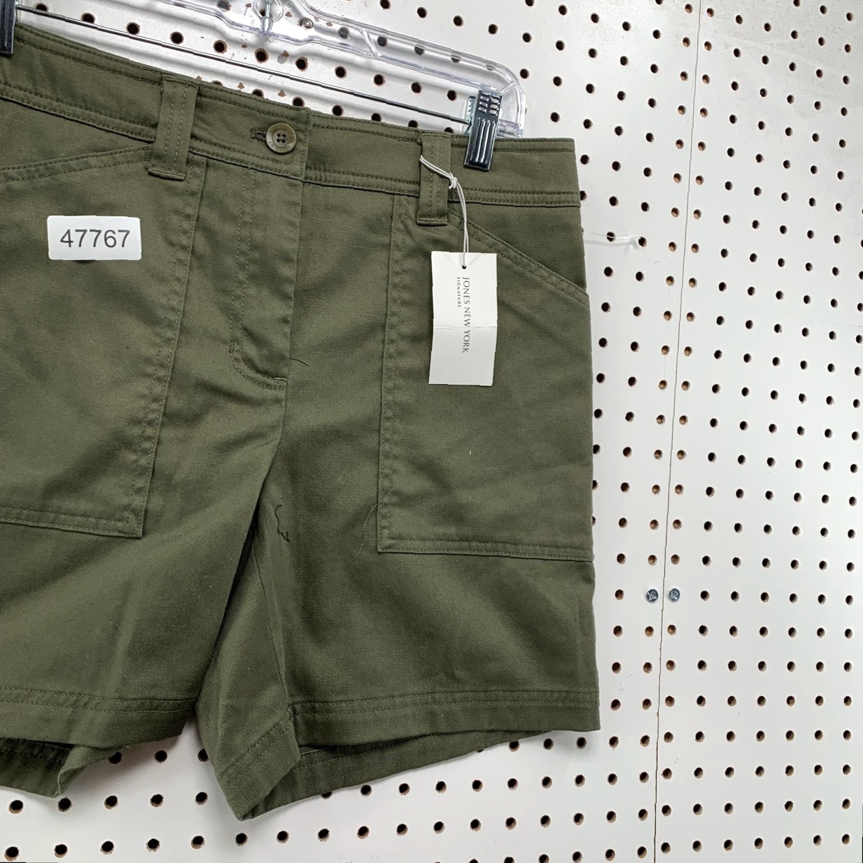 Jones New York Jones New York Chino Shorts Womens 4 Green Stretch Signature 30x6 (Regular) Casual M XS? Size 32" / US 10 / IT 46 - 5 Thumbnail