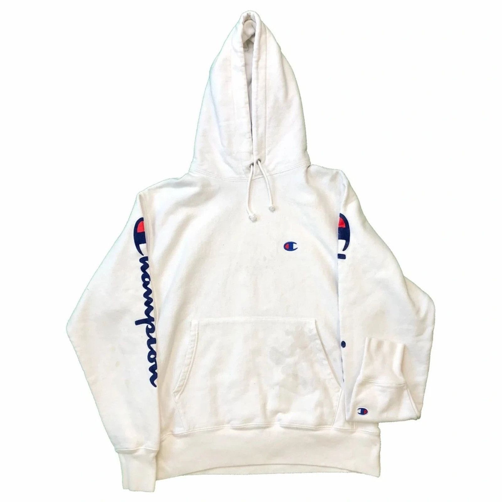 Champion × Vintage Champion Hoodie Reverse Weave Pullover Hooded Sweatshirt Size M / US 6-8 / IT 42-44 - 1 Thumbnail