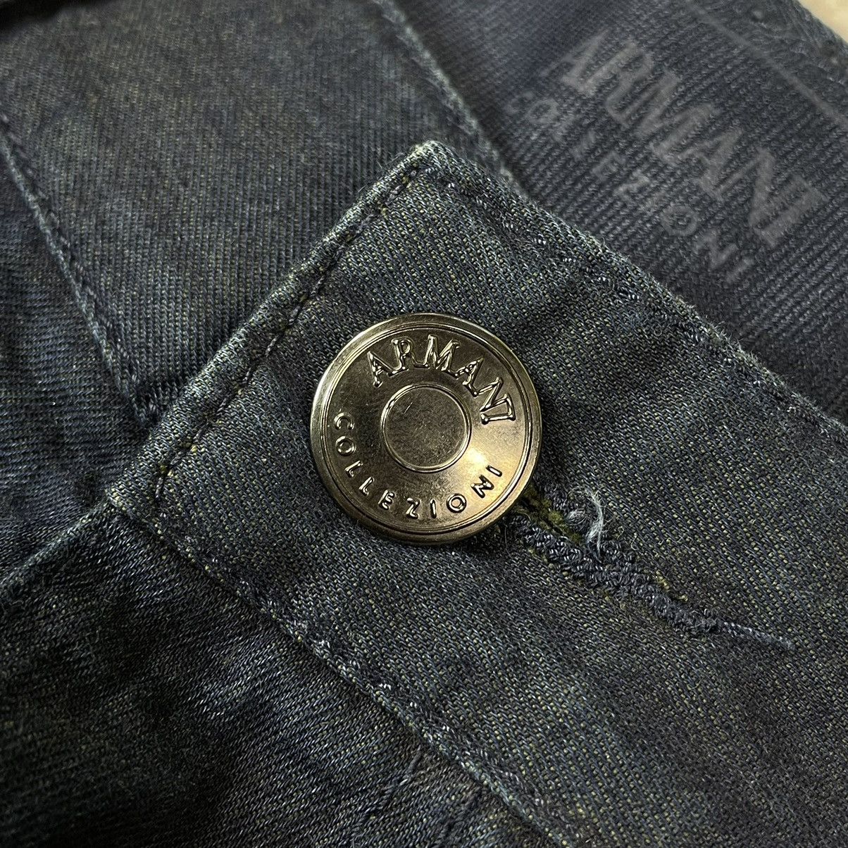 Armani × Giorgio Armani Armani Collezioni Italy Real Baggy Mettalic Logo Pants Size US 32 / EU 48 - 5 Thumbnail