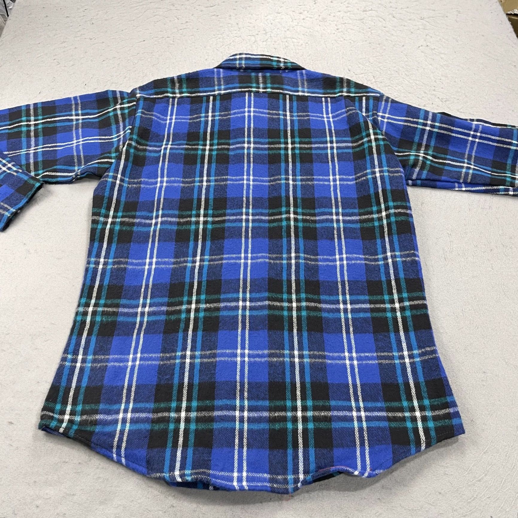 Vintage VINTAGE FIVEBROTHER Shirt Mens L Tallman Cotton Flannel Plaid Blue 90s Western Heavyweight Pockets Button-Up Style: Casual Workwear Travel Mens Size US L / EU 52-54 / 3 - 6 Thumbnail