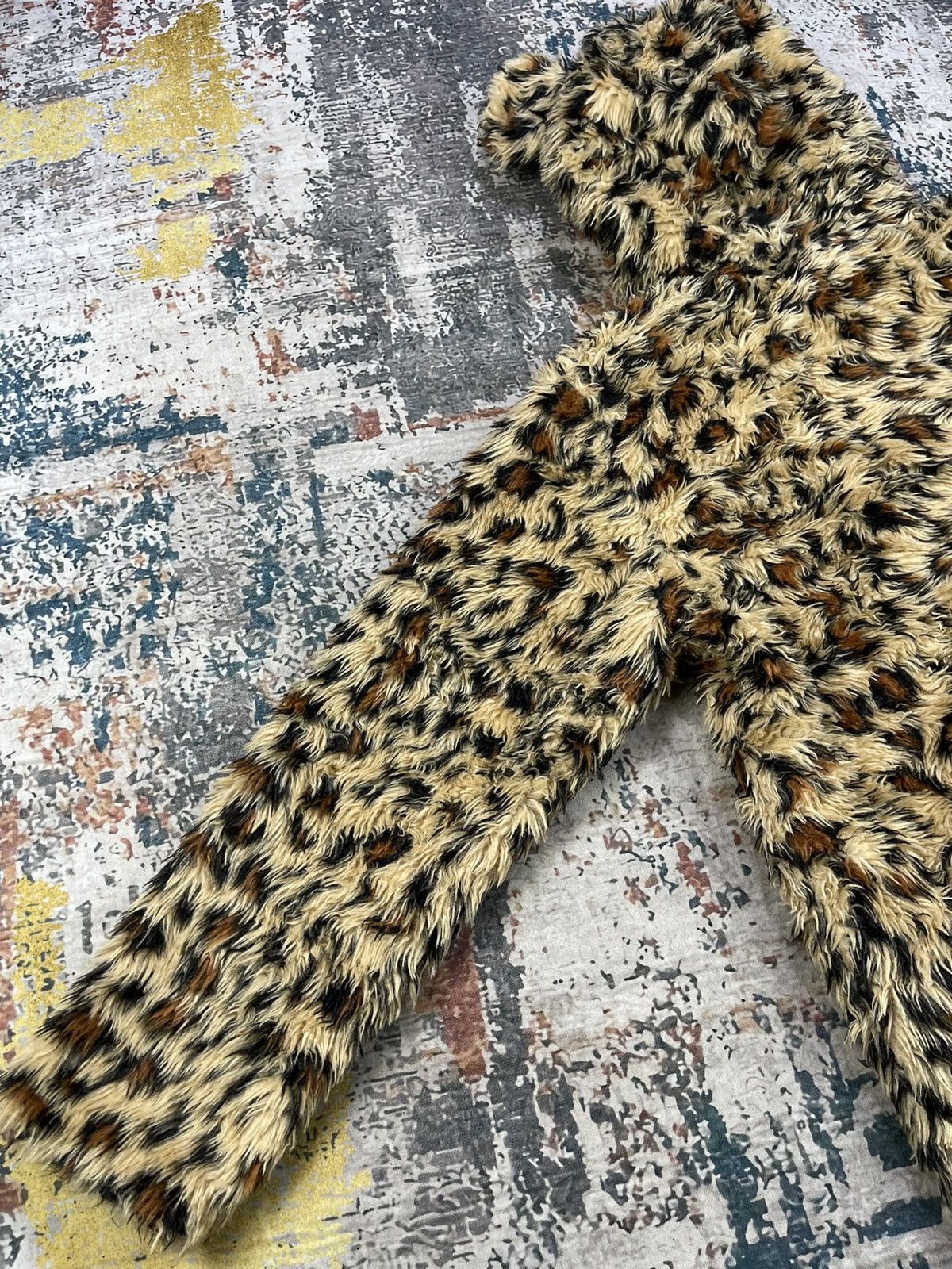 Dig Deep Dig Deep Leopard Fur Ear Hoodie Spiked Jacket Size XL / US 12-14 / IT 48-50 - 6 Thumbnail