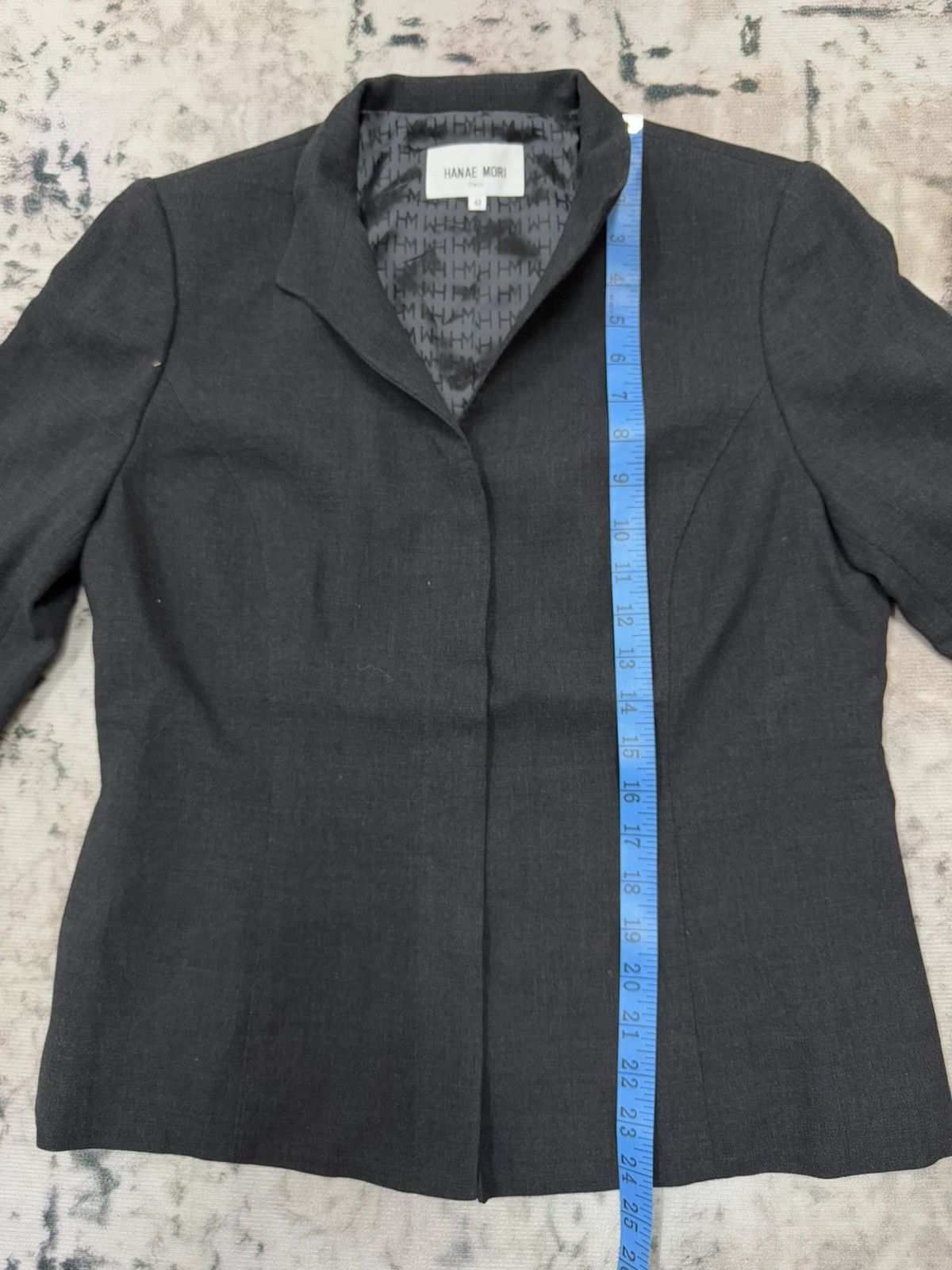 Hanae Mori × Japanese Brand × Vintage Hanae Mori Hiden Button Coats Size S / US 4 / IT 40 - 15 Thumbnail