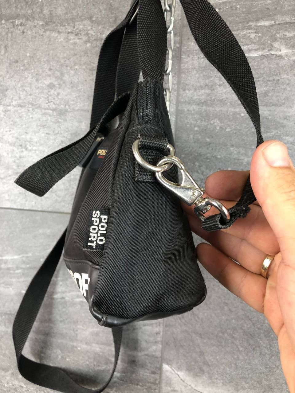 Other Vintage Polo Sport Ralph Lauren Black Mini Bag Sling Bag Size ONE SIZE - 8 Thumbnail