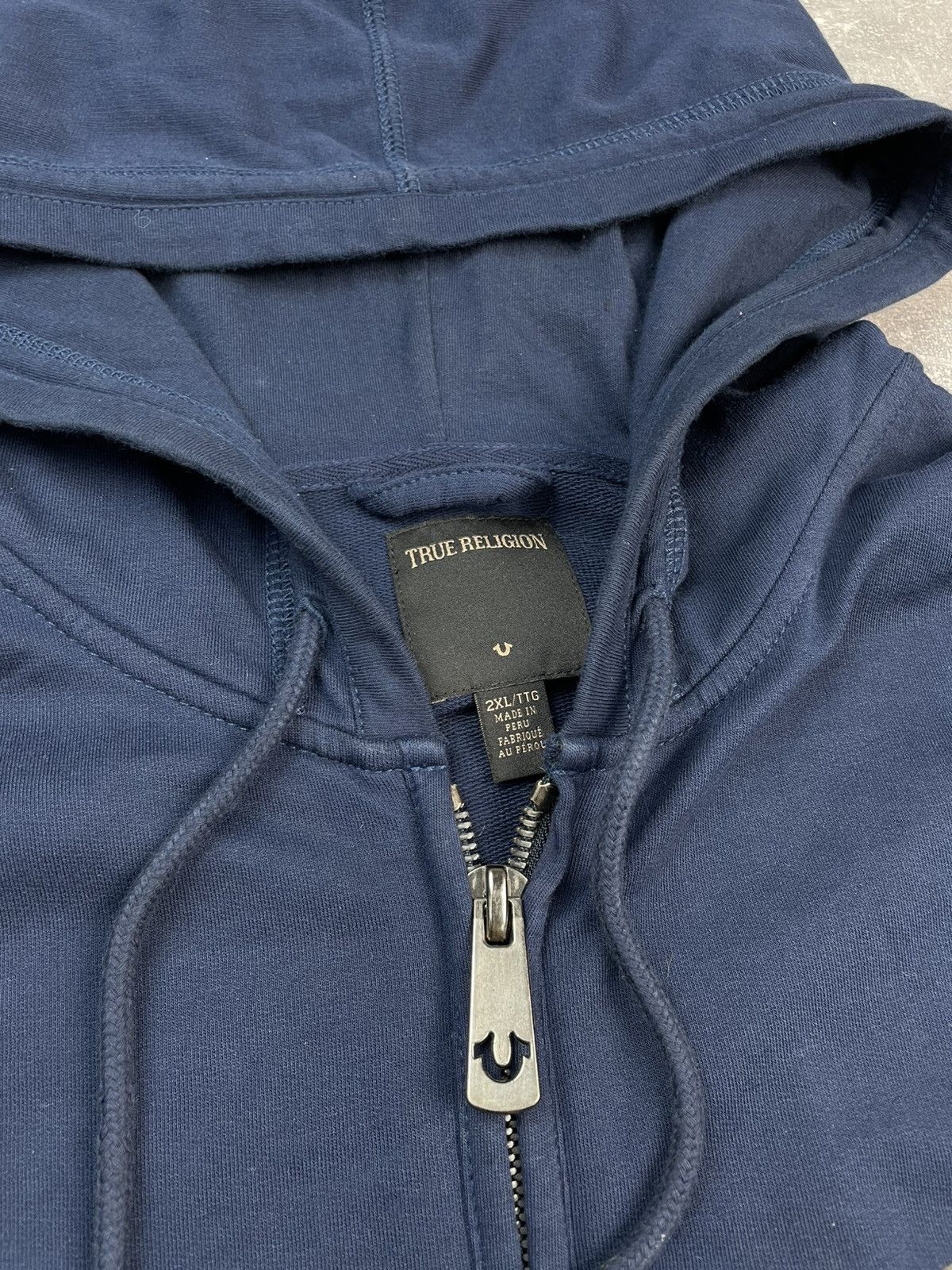True Religion True Religion Zip Hoodie Big Logo Size US XXL / EU 58 / 5 - 8 Thumbnail