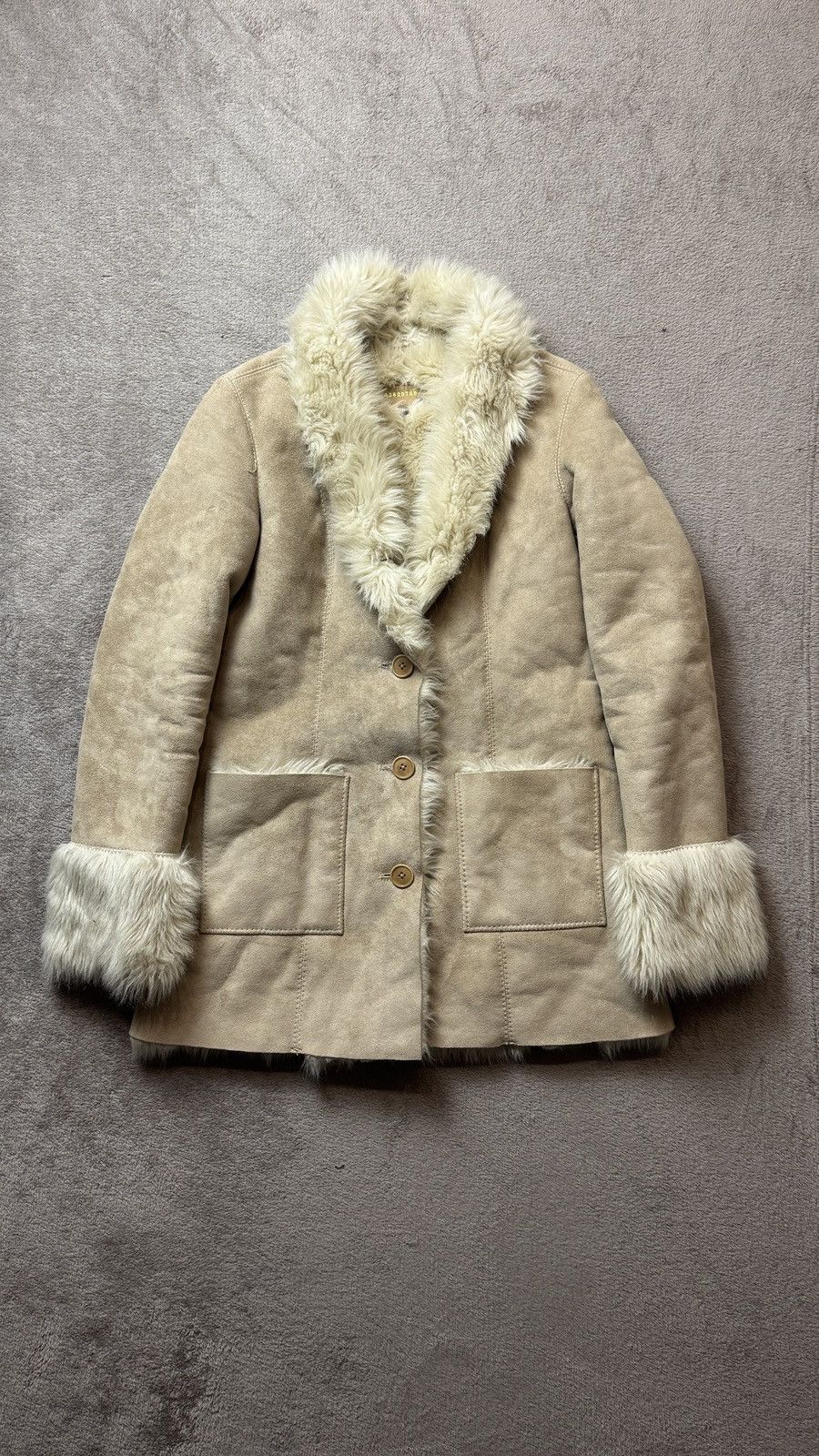 DKNY DKNY Faux Fur Shearling Coat Jacket ysl gucci balenciaga cdg Size M / US 6-8 / IT 42-44 - 2 Thumbnail