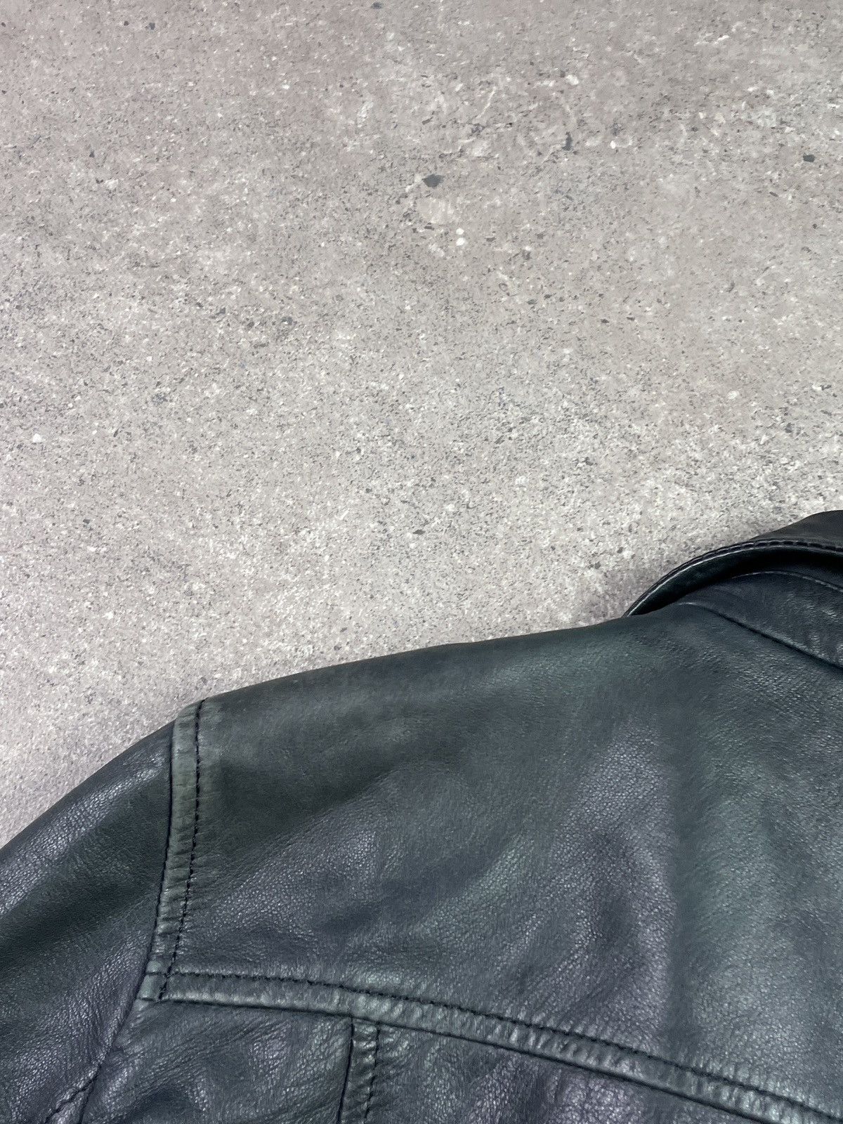 Genuine Leather Vintage Ramones Genuine Leather Jacket Biker Rock Punk Rare Size S / US 4 / IT 40 - 11 Thumbnail