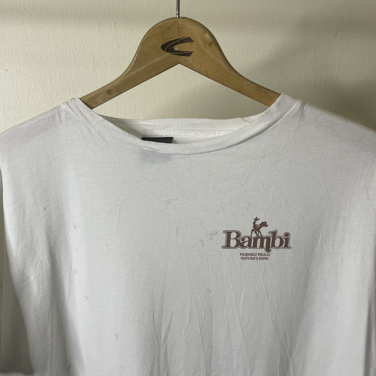 Cartoon Network × Disney × Vintage Disney x Bambi Backhit T Shirt Size US L / EU 52-54 / 3 - 5 Thumbnail