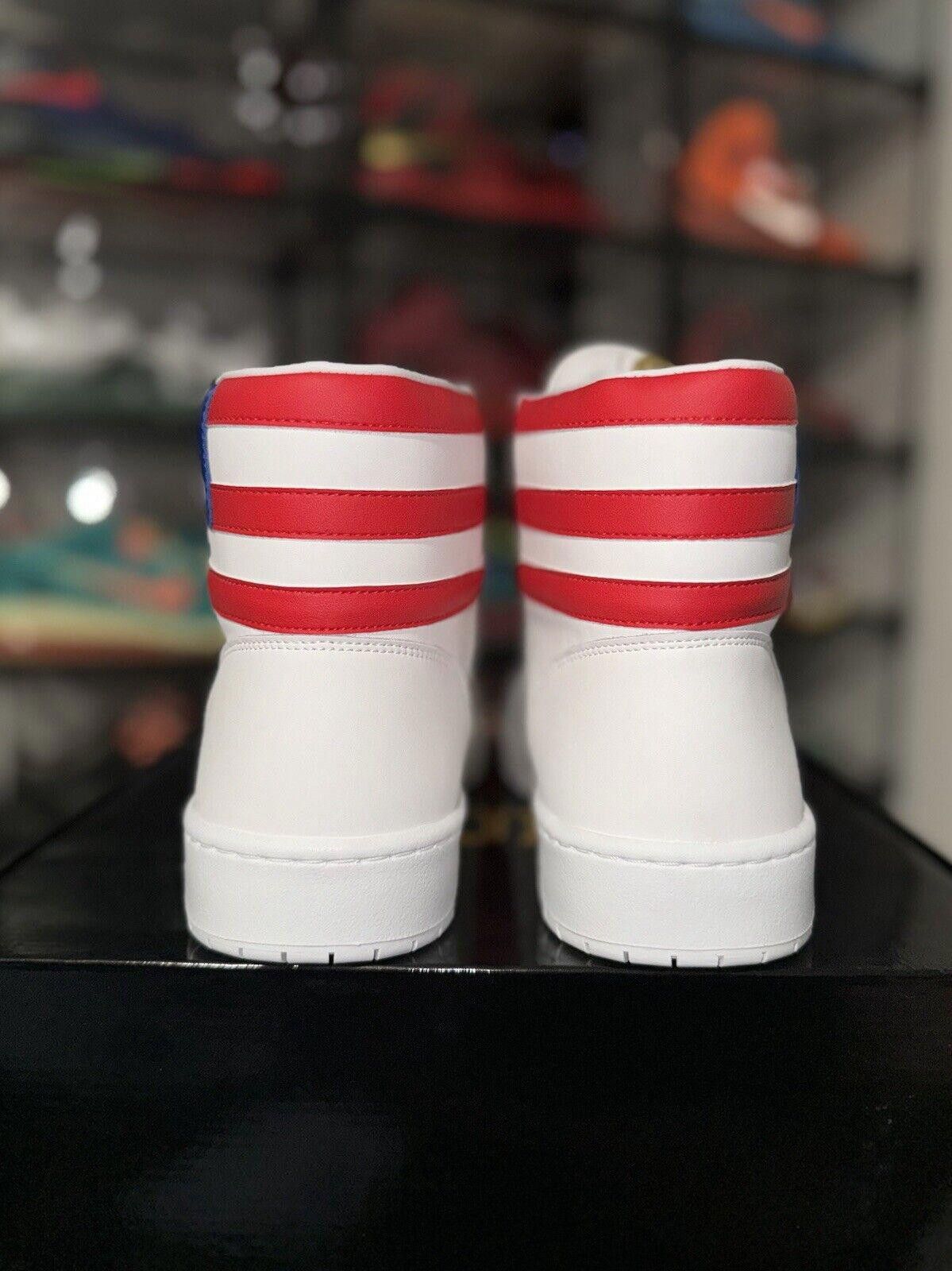 Designer TRUMP SNEAKERS Numbered 525/5000 FIGHT Sneakers sz 11 Size US 11 / EU 44 - 4 Thumbnail