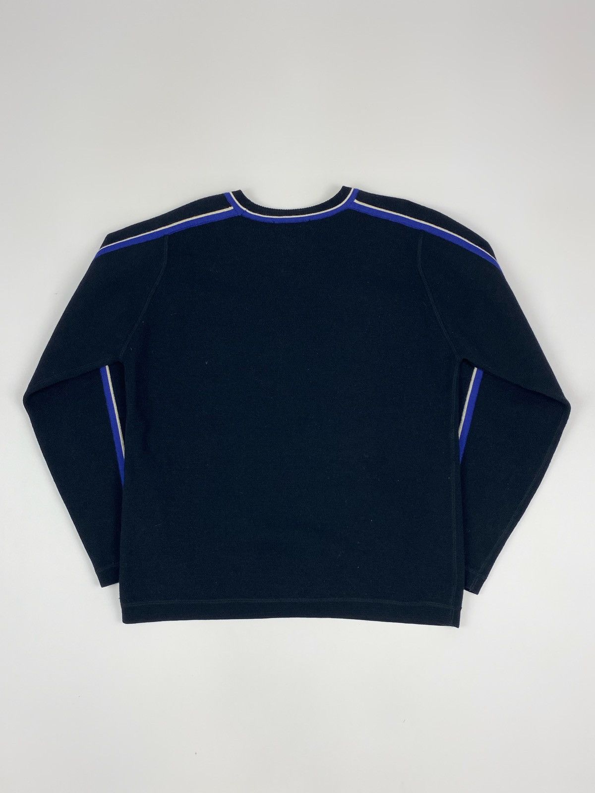 Tommy Hilfiger 1990’s Vintage Tommy Hilfiger Combined Wool Boxy Sweater Size US L / EU 52-54 / 3 - 7 Thumbnail