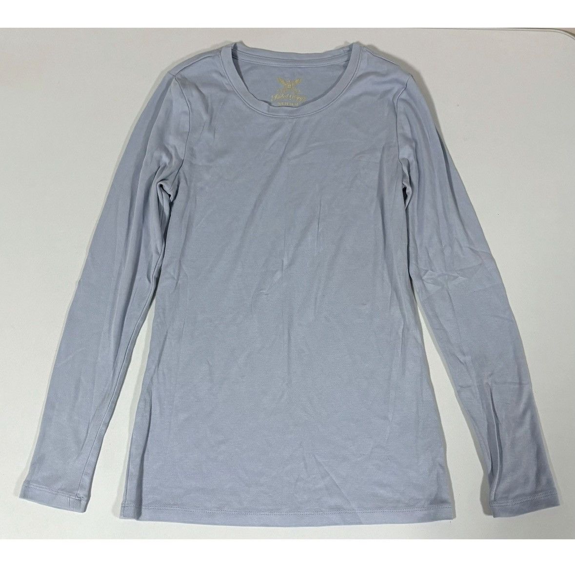 Faded Glory Faded Glory Blue Pastel Crewneck Shirt Top Blouse Size S 🩵 Size S / US 4 / IT 40 - 1 Thumbnail