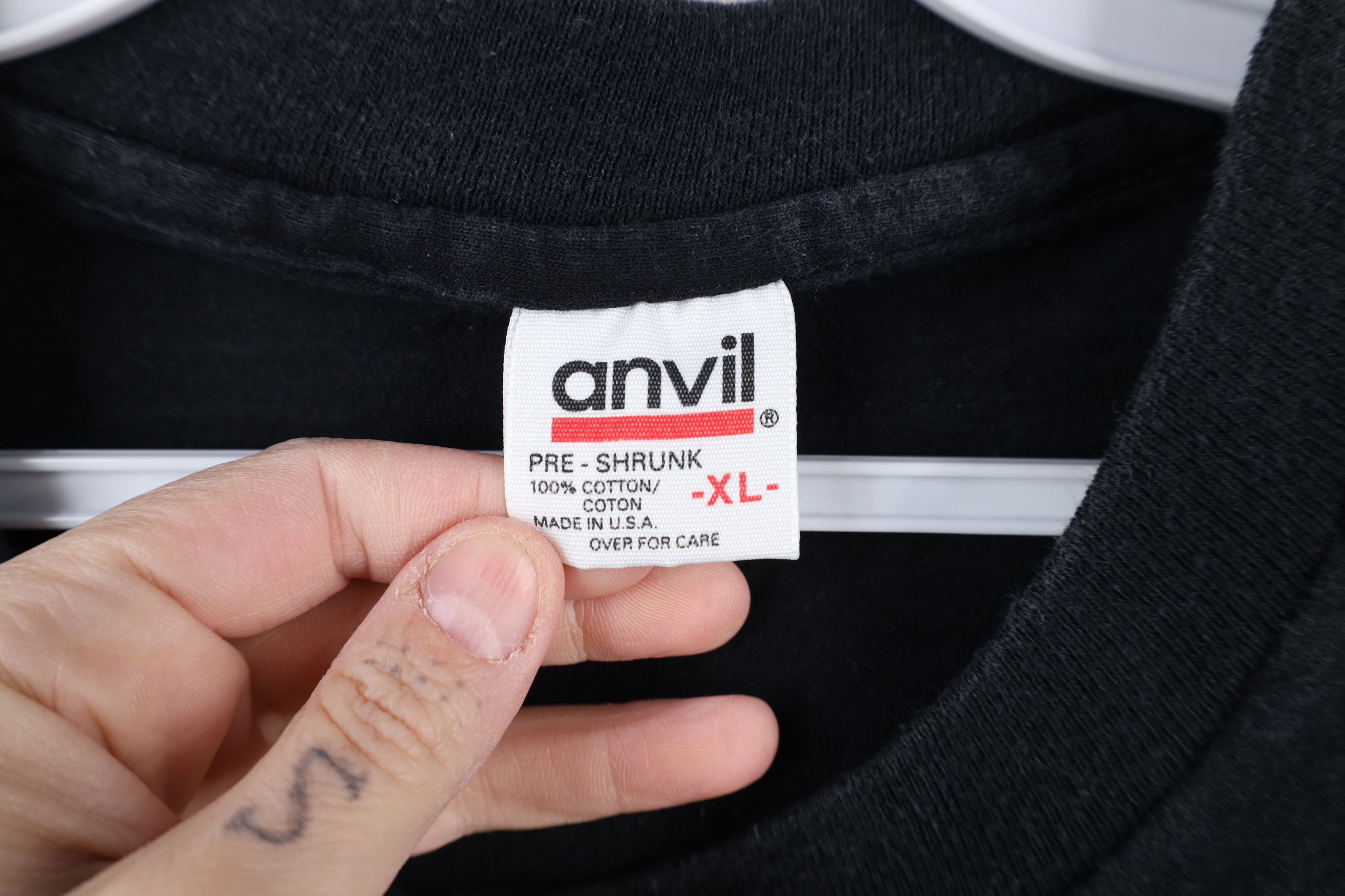 Vintage Vintage 90s Gill Band Short Sleeve T-Shirt Black Cotton USA Size US XL / EU 56 / 4 - 7 Thumbnail