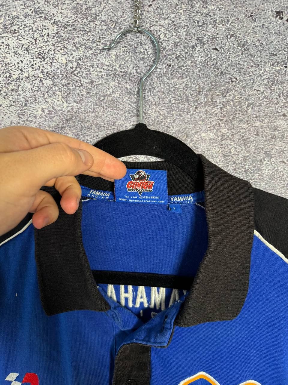 Vintage × Yamaha Vintage Yamaha Rob Mac Racing Superbike Moto Polo Shirt Size US L / EU 52-54 / 3 - 14 Thumbnail