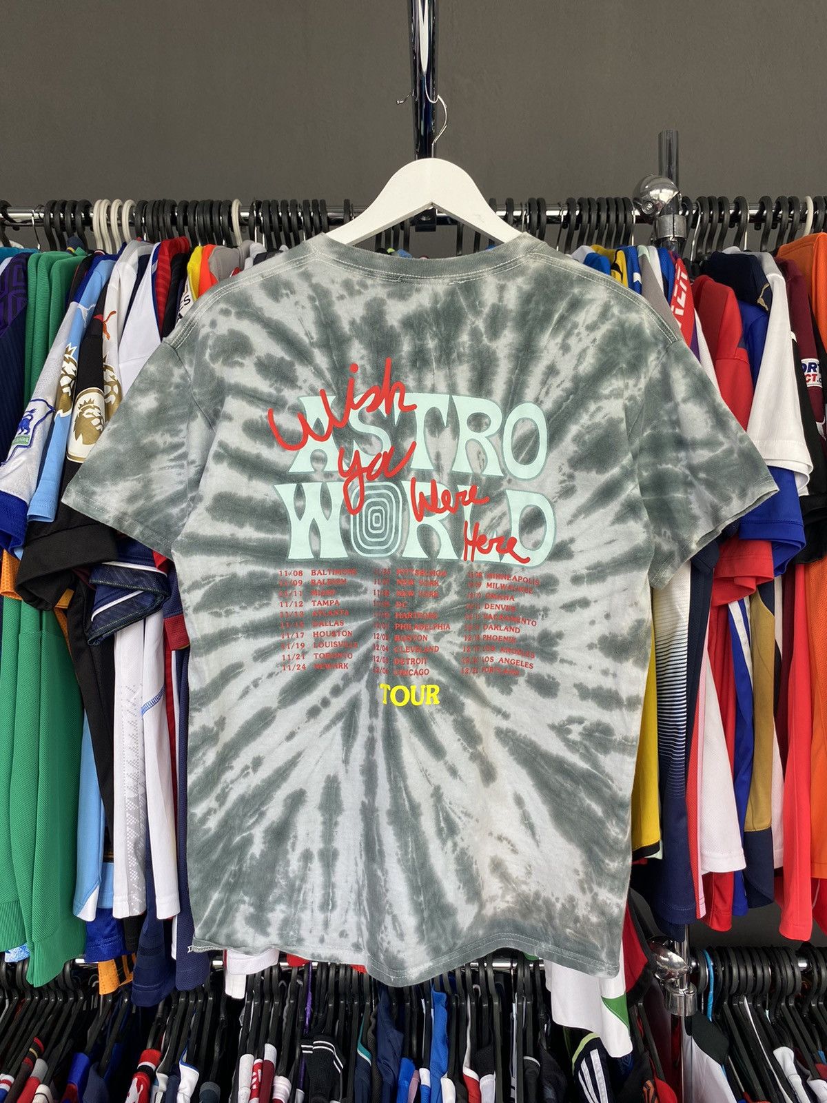 Travis Scott Travis Scott Shirt Astroworld Tour No Bystanders Tie Dye Tee Size US M / EU 48-50 / 2 - 1 Thumbnail