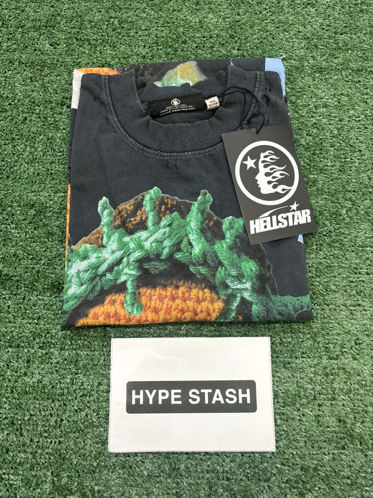 HELLSTAR Hellstar Jesus Crochet Tee Size US M / EU 48-50 / 2 - 6 Thumbnail