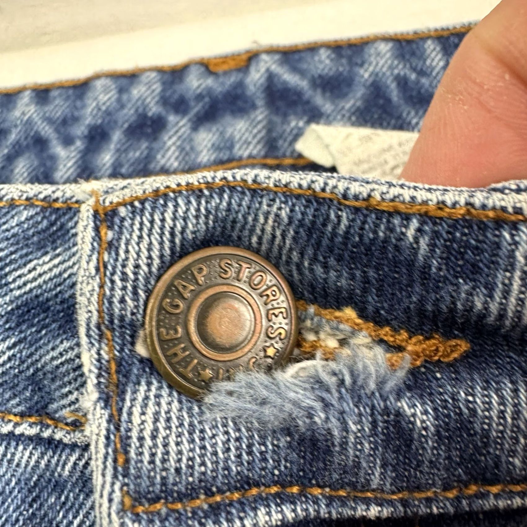 Gap VINTAGE Gap High Waisted Jeans Womens 28x31 Mom Jeans Hipster 80s 90s Y2K Size 28" / US 6 / IT 42 - 4 Thumbnail