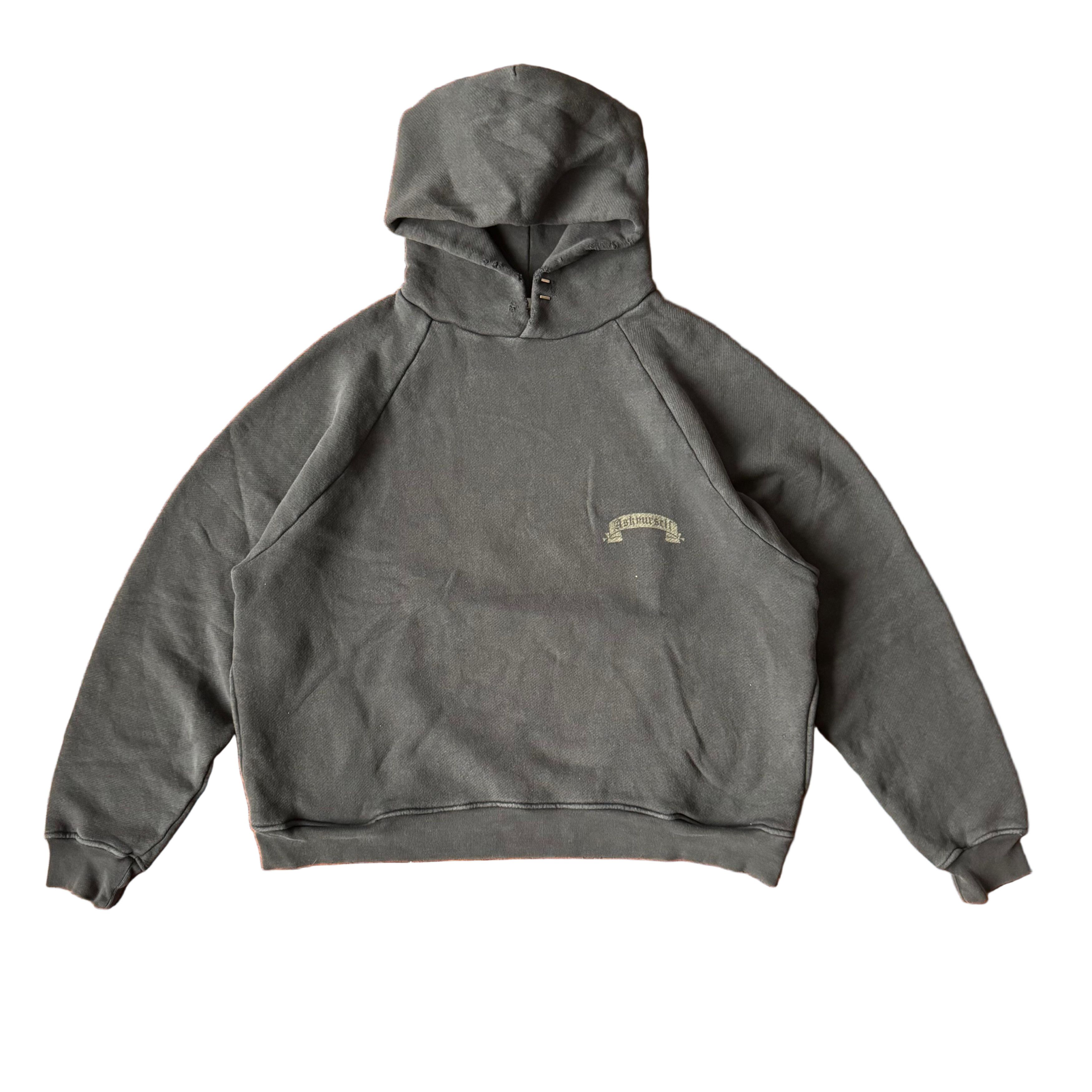 Askyurself Washed Black Banned Repaired Logo Oversized Raglan Hoodie Size US S / EU 44-46 / 1 - 1 Thumbnail