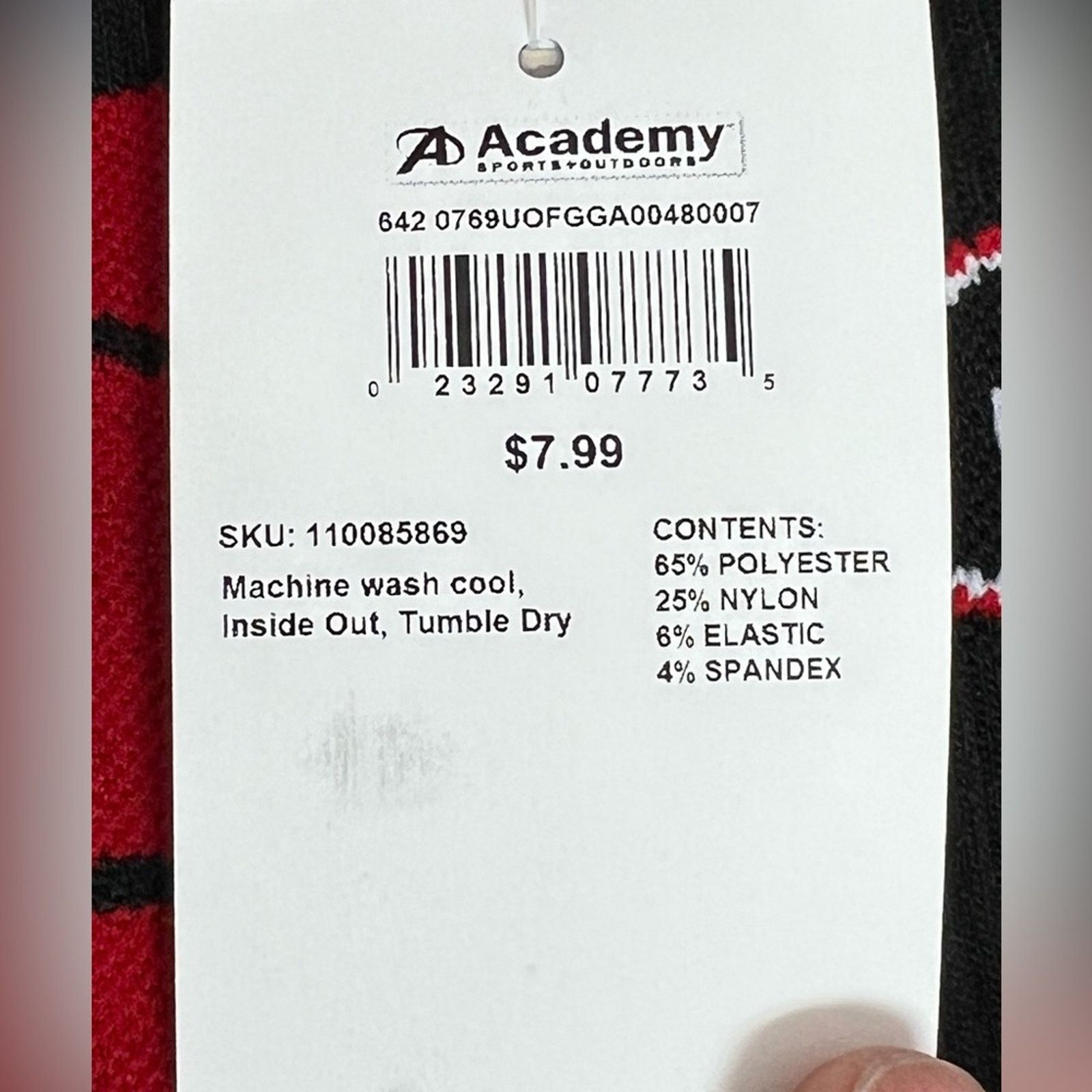 Other TOPSOX TAILGATE CREW SOCKS 7-9 RED GEORGIA BULLDOGS NEW NICE Size US 5 / IT 35 - 4 Thumbnail