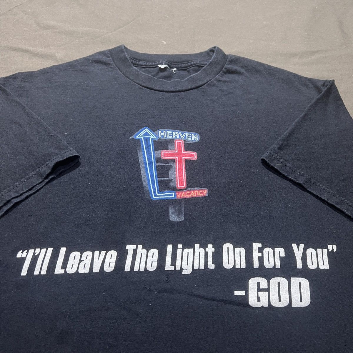 Vintage Vintage Y2K Jesus God Holy Bible Tee graphic streetwear Size US L / EU 52-54 / 3 - 1 Thumbnail