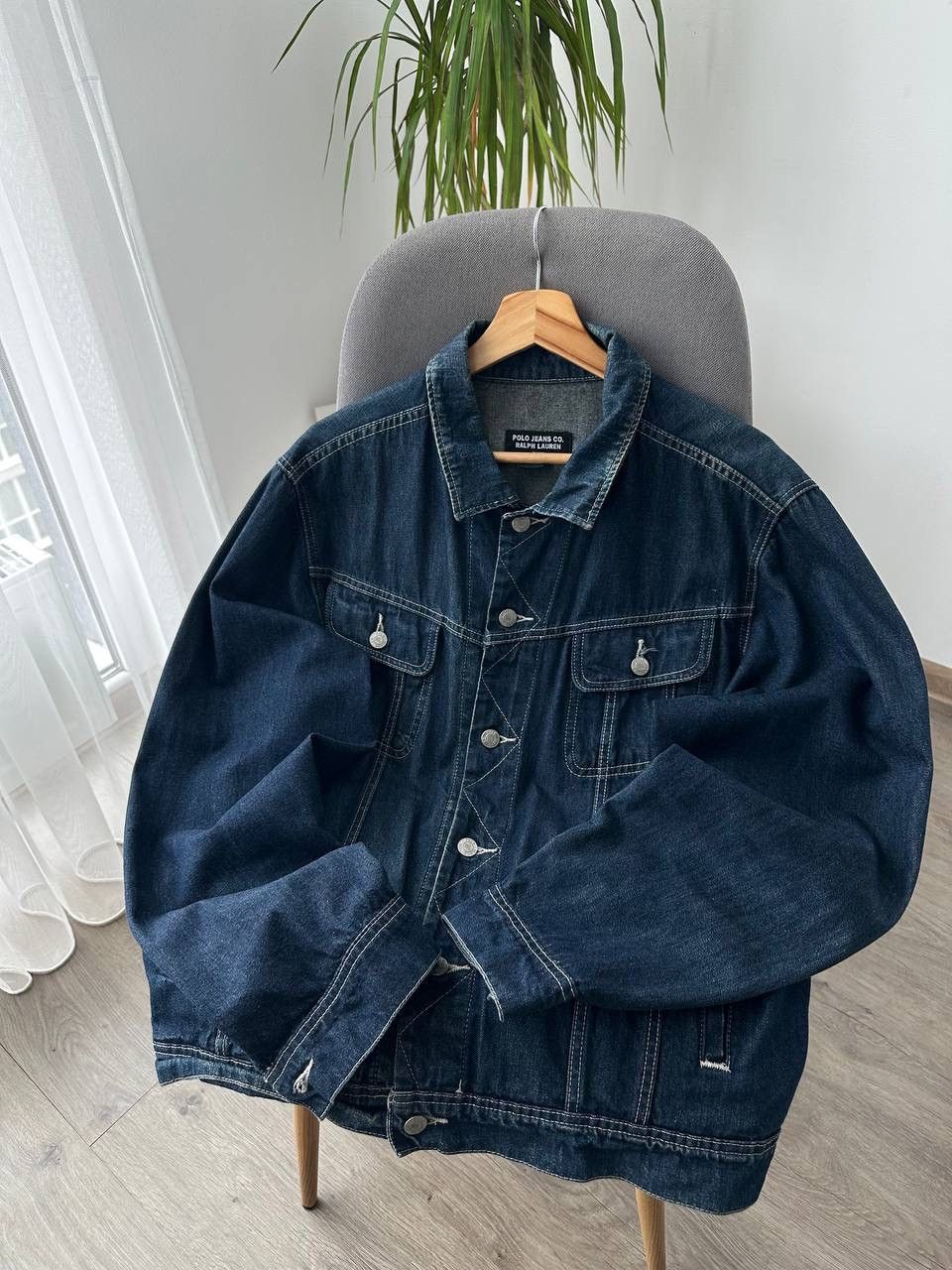 Polo Ralph Lauren × Vintage Vintage Polo Jeans Company PRL Denim Faded Pocket Jacket Size US L / EU 52-54 / 3 - 9 Thumbnail