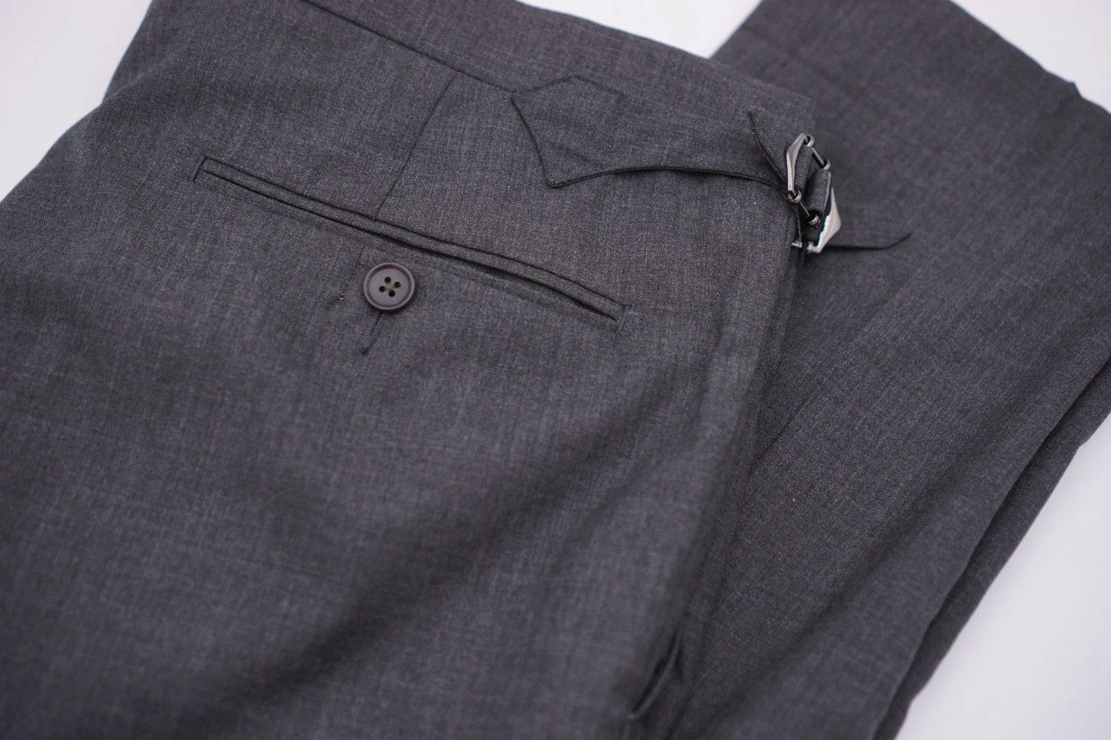Suitsupply Men Suitsupply Trousers Vigo ZC Grey Pure Wool S120 UK/US38 Size 38R - 7 Thumbnail