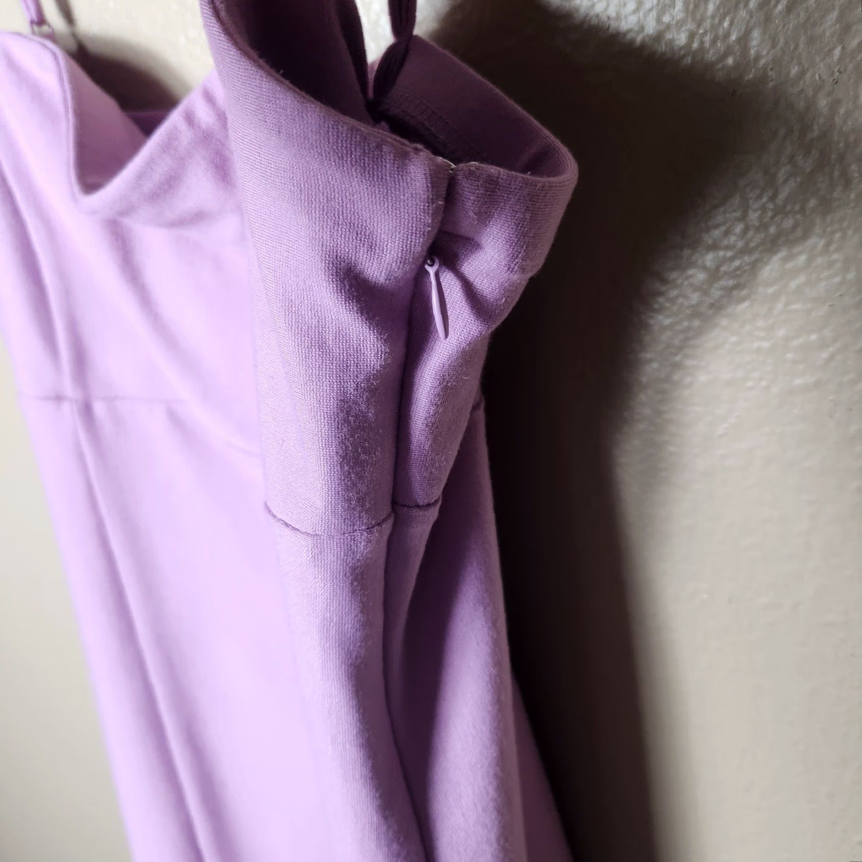 Urban Outfitters VINTAGE Urban Outfitters Lavender Spaghetti Strap Knit Dress-Size M EUC Size M / US 6-8 / IT 42-44 - 3 Thumbnail