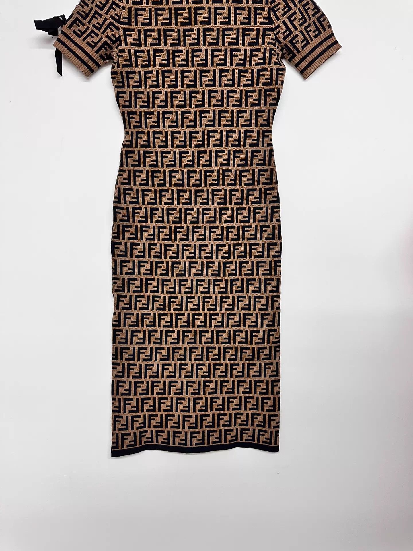 Fendi Fendi FF All Over Print Women's Dress Size 38 Size XS / US 0-2 / IT 36-38 - 3 Thumbnail