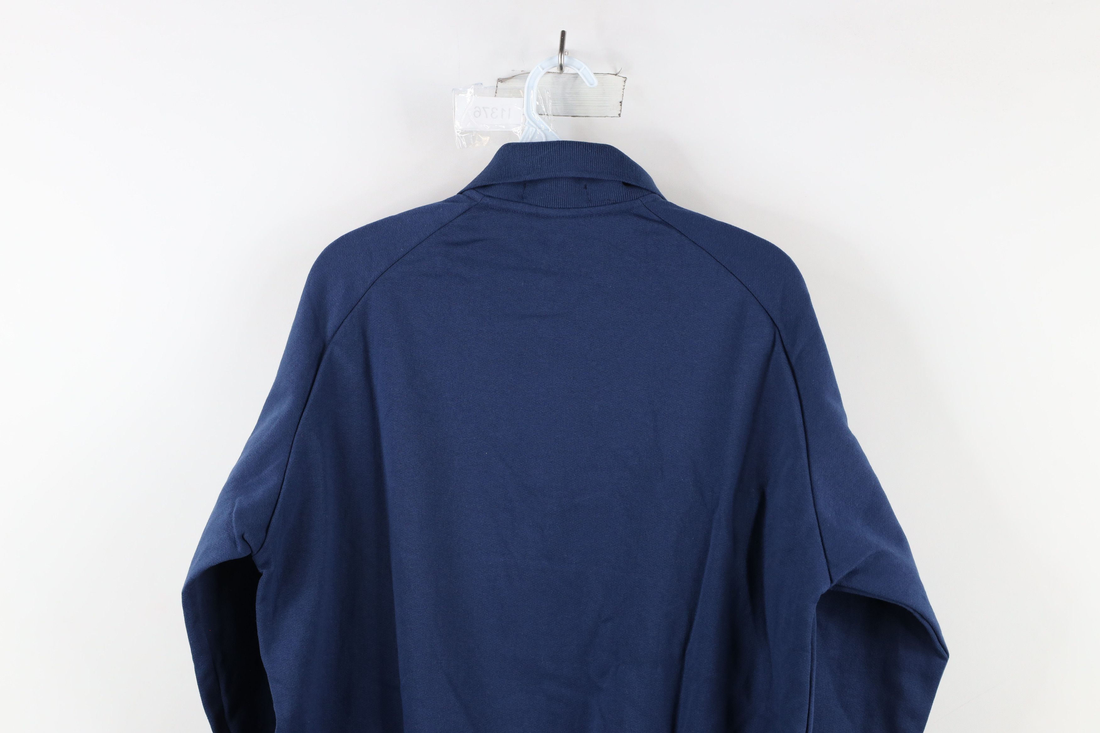 Vintage Deadstock Vintage 90s Streetwear Collared Sweatshirt Blue Size US L / EU 52-54 / 3 - 6 Thumbnail