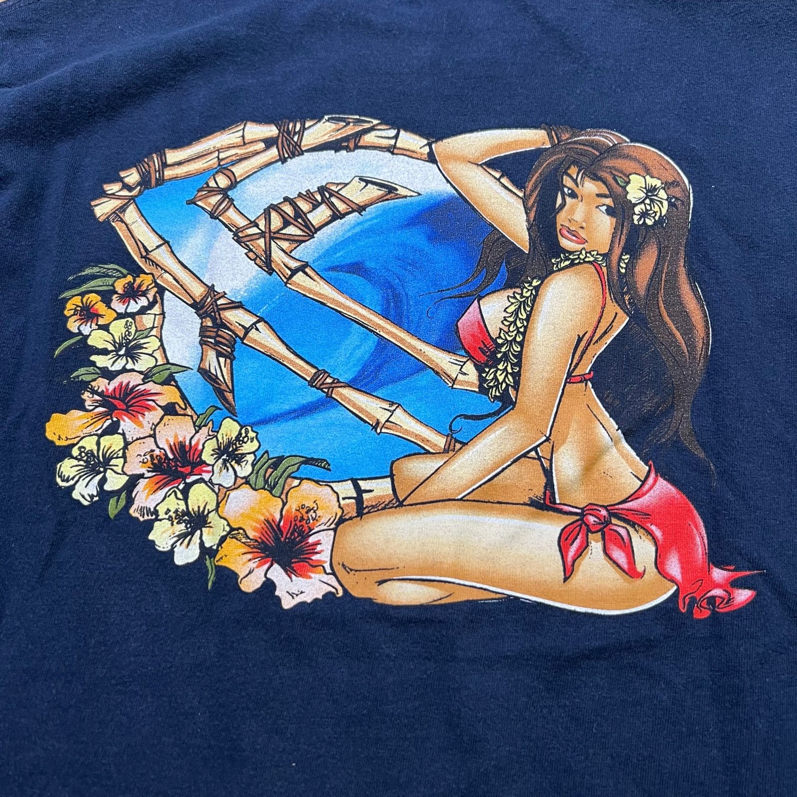 Vintage Y2K Lost Enterprises Surf Graphic T Shirt Mens Small Navy Size US S / EU 44-46 / 1 - 8 Thumbnail
