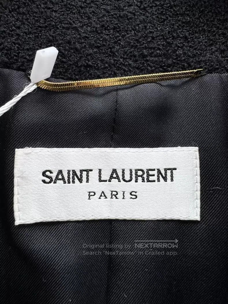 Saint Laurent Paris Saint Laurent Paris Heart Button Coat i Size XS / US 0-2 / IT 36-38 - 4 Thumbnail