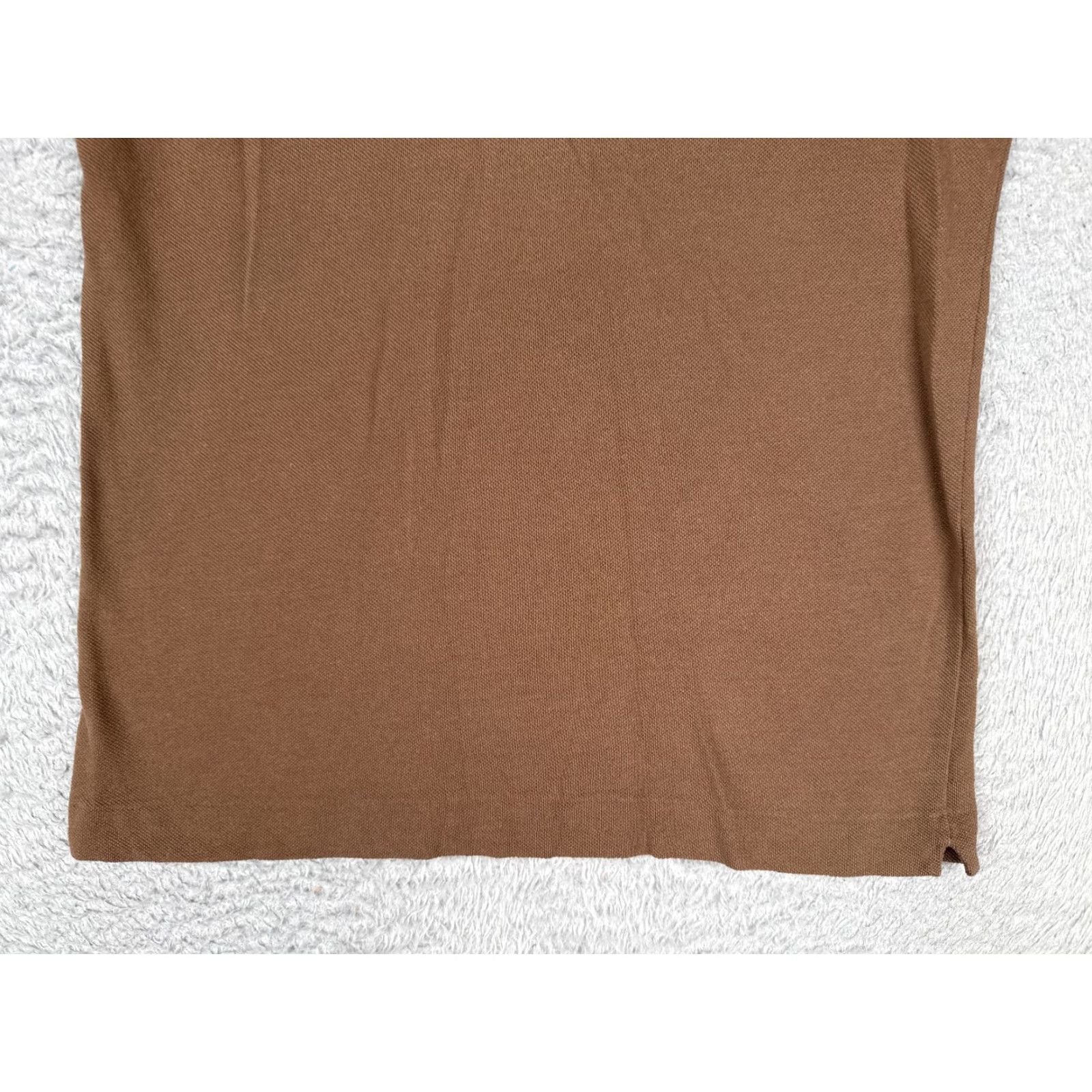 Lacoste VINTAGE Lacoste Polo Shirt Women 2 Brown Short Sleeve Slim Cotton Blend JerseyREAD Size XS / US 0-2 / IT 36-38 - 5 Thumbnail