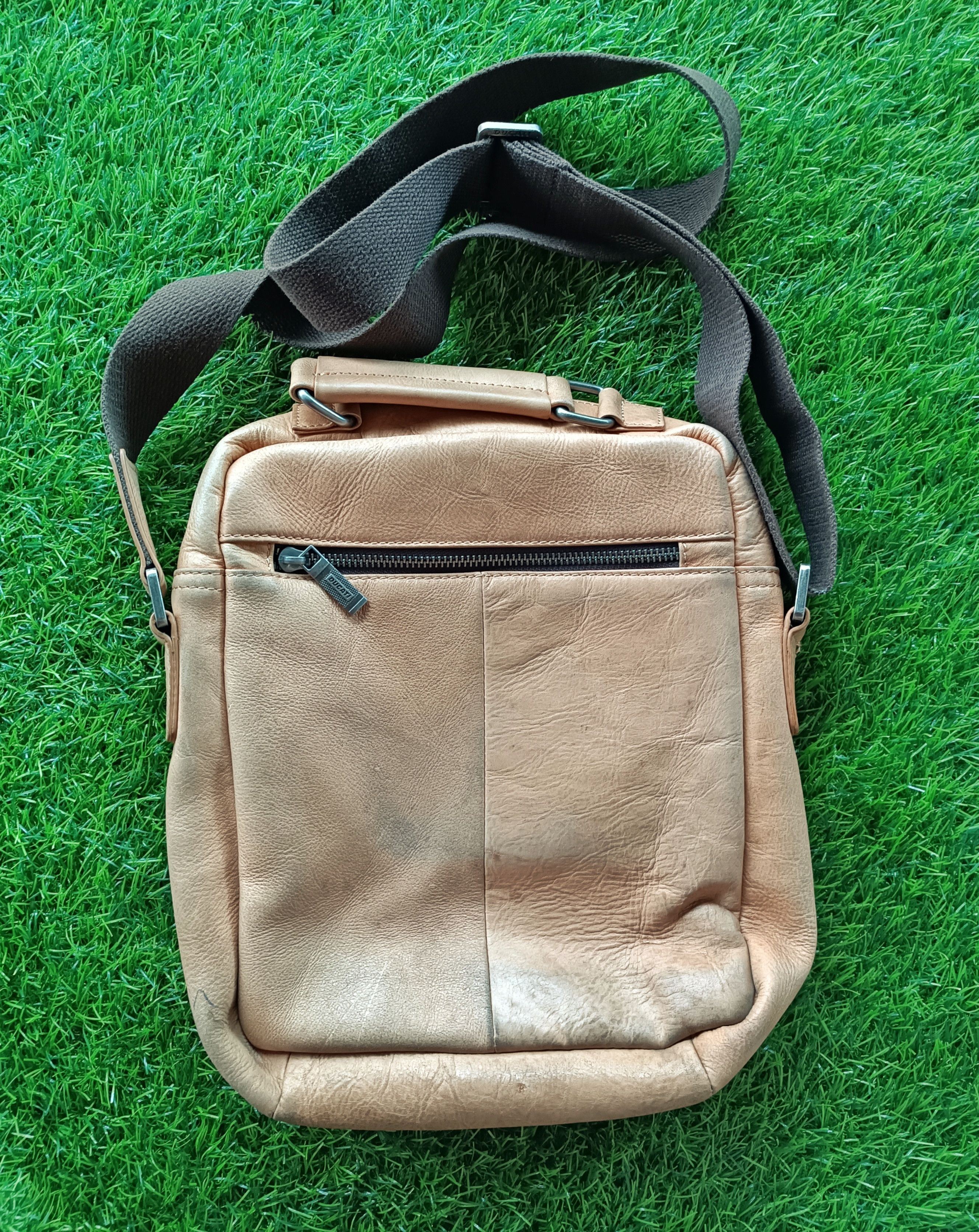 Ducati × Leather DUCATI LEATHER CROSSBODY SLING BAG Size ONE SIZE - 3 Thumbnail