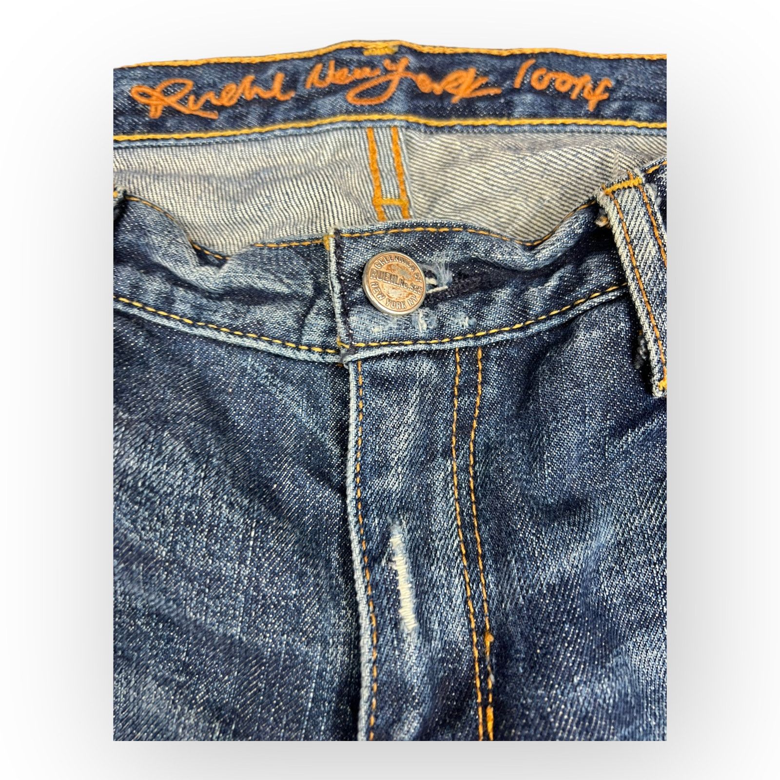 Ruehl No. 925 Ruehl No. 925 | Vintage Distressed Splatter Bootcut Jeans Size 30" / US 8 / IT 44 - 10 Thumbnail