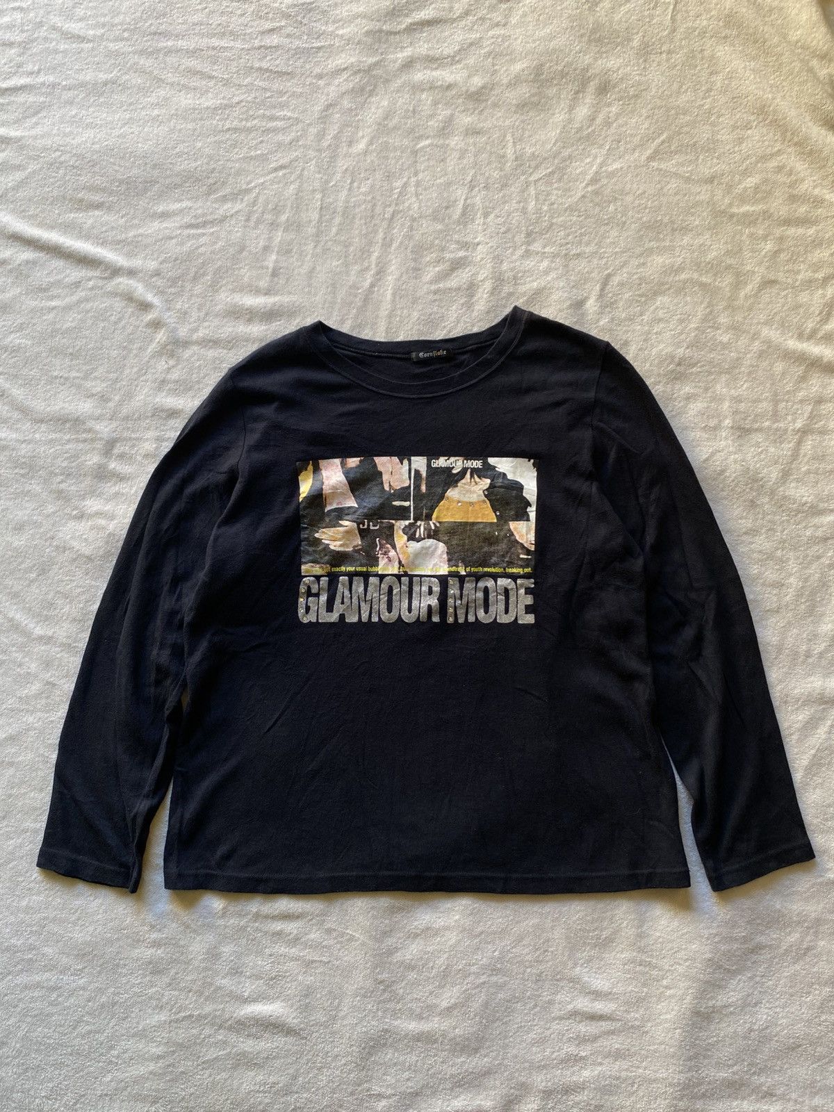 Japanese Brand CORNFLAKE Glamour Mode Longsleeve Tshirt Size L / US 10 / IT 46 - 1 Thumbnail