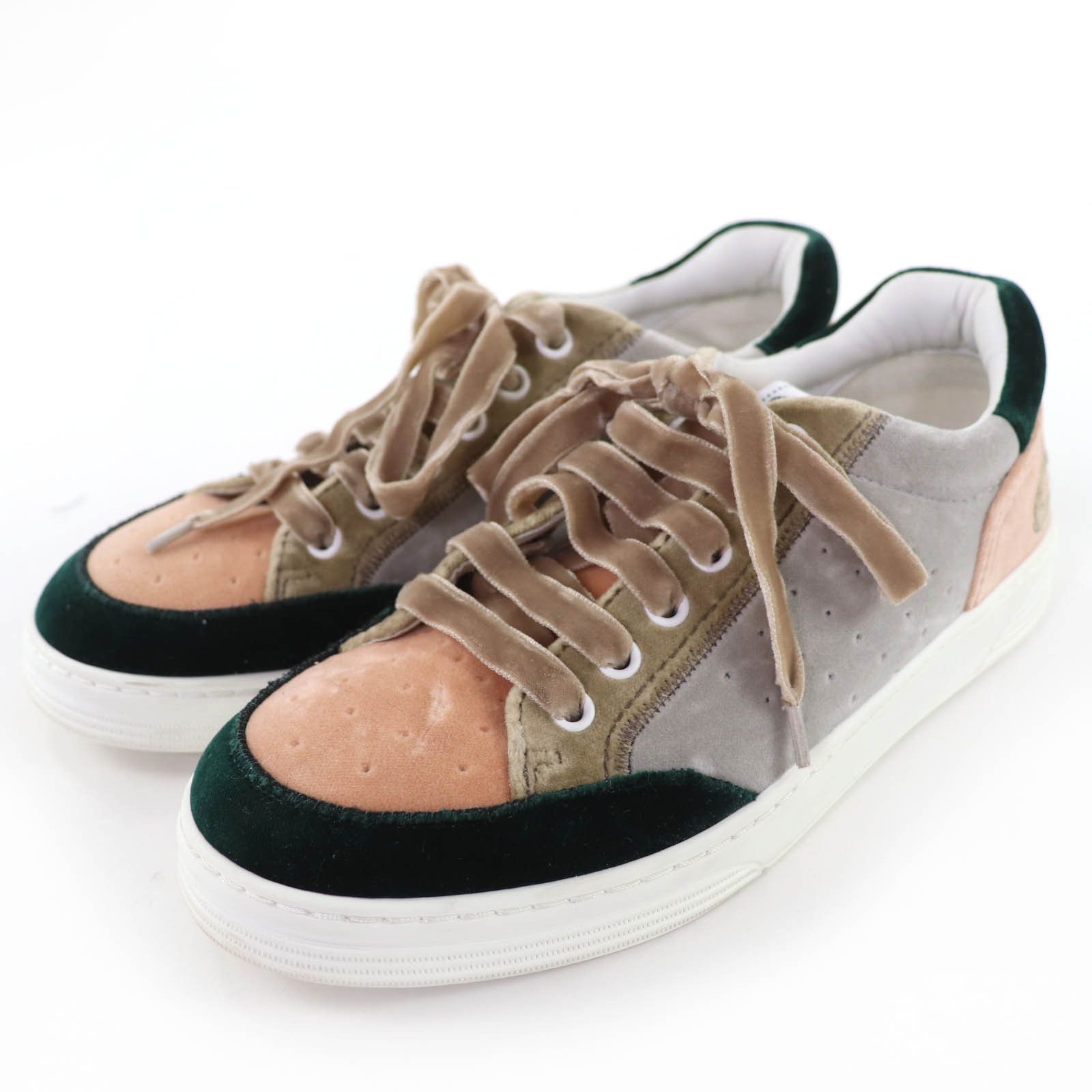 Chanel Chanel CHANEL Velvet Sneakers Textile Shoes G36295 DUTY FREE for USA Size ONE SIZE - 1 Thumbnail