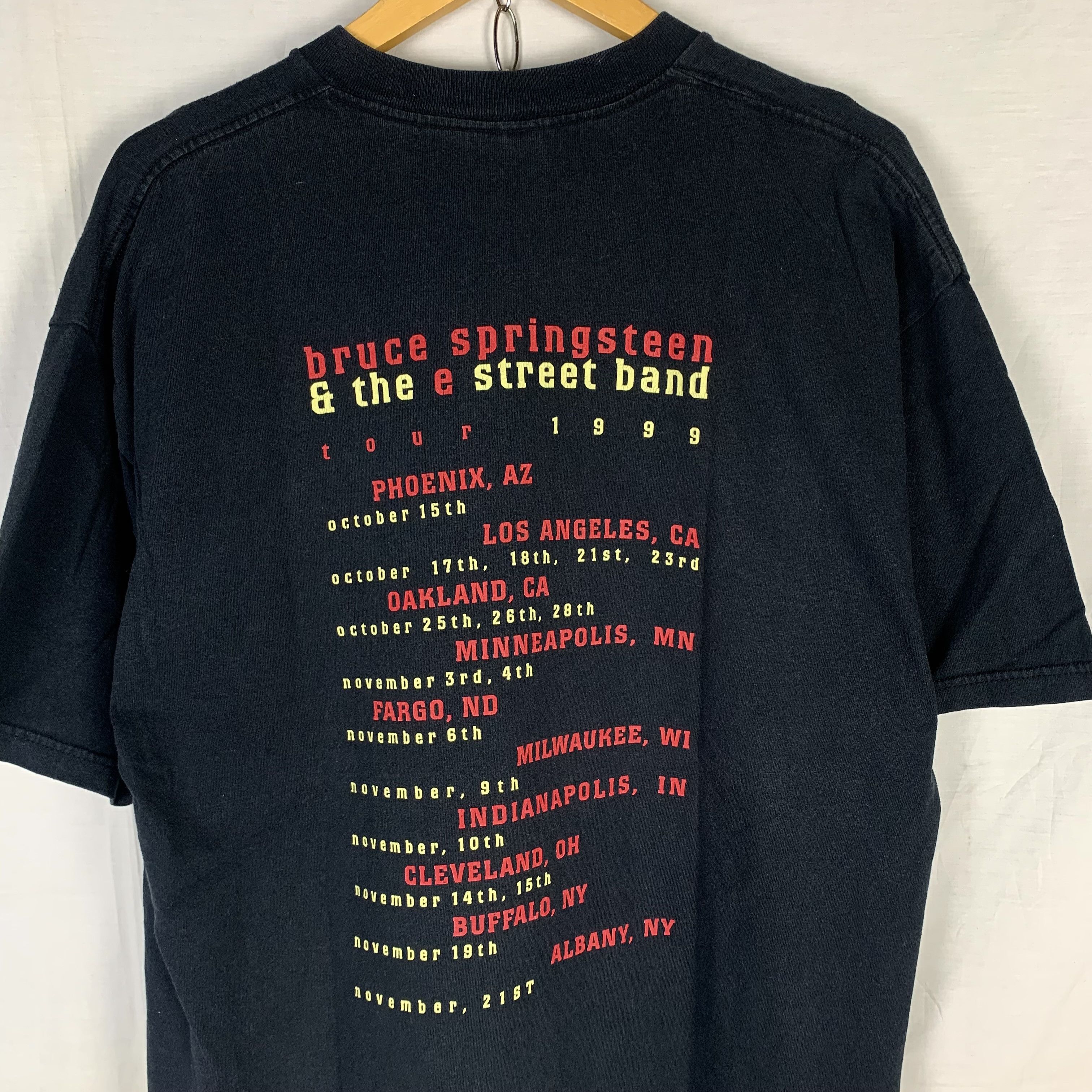 Band Tees Vintage Bruce Springsteen Tour 1999 Band Tshirt Size US XL / EU 56 / 4 - 5 Thumbnail