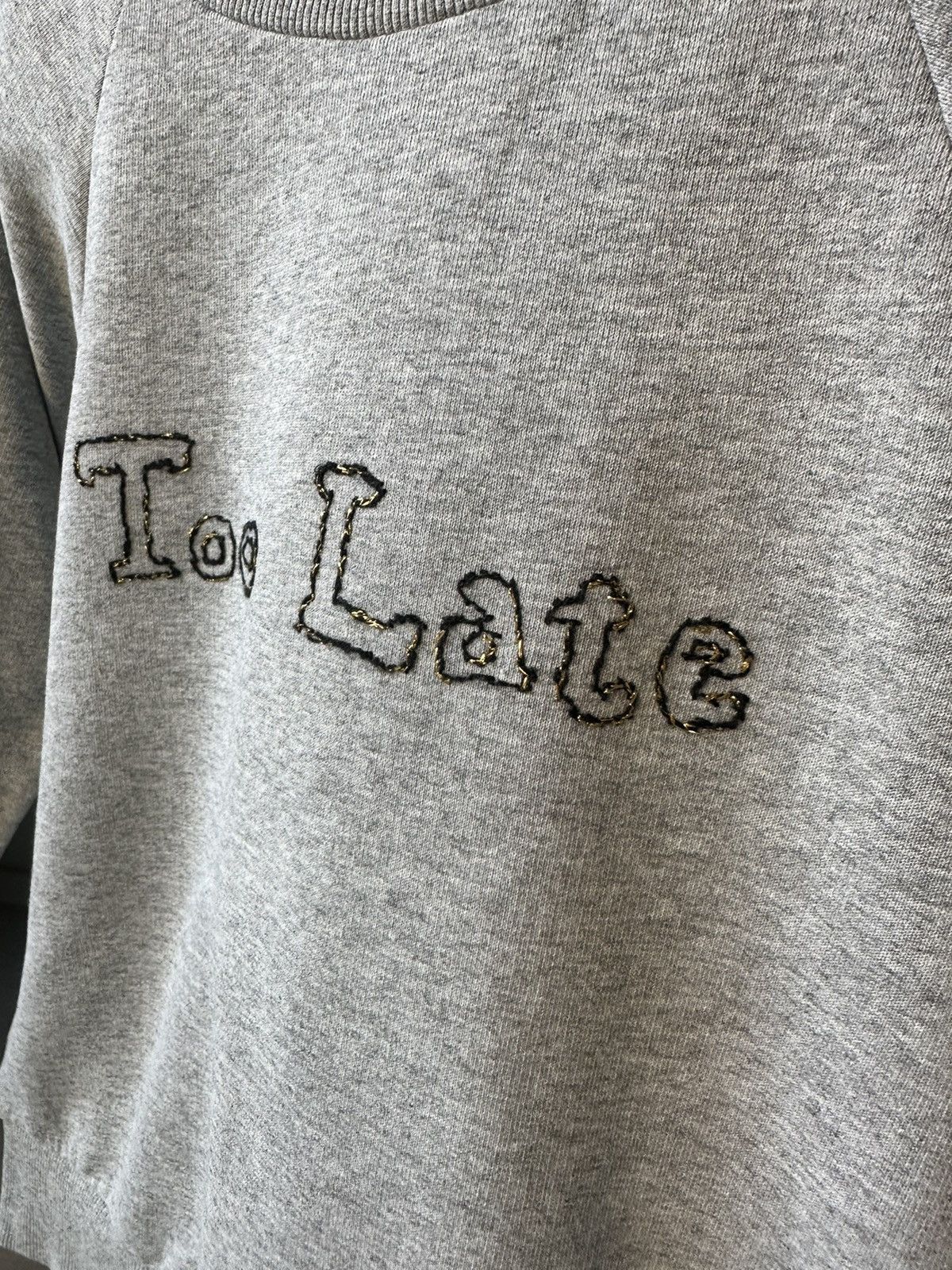 Saint Laurent Paris Saint Lauren Too Late sweatshirt Size S / US 4 / IT 40 - 4 Thumbnail