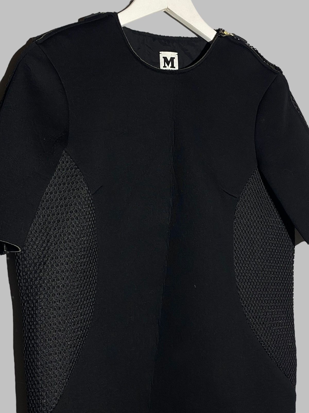 Missoni 2000s M Missoni Full Black Midi Dress Mesh Back Size S / US 4 / IT 40 - 3 Thumbnail