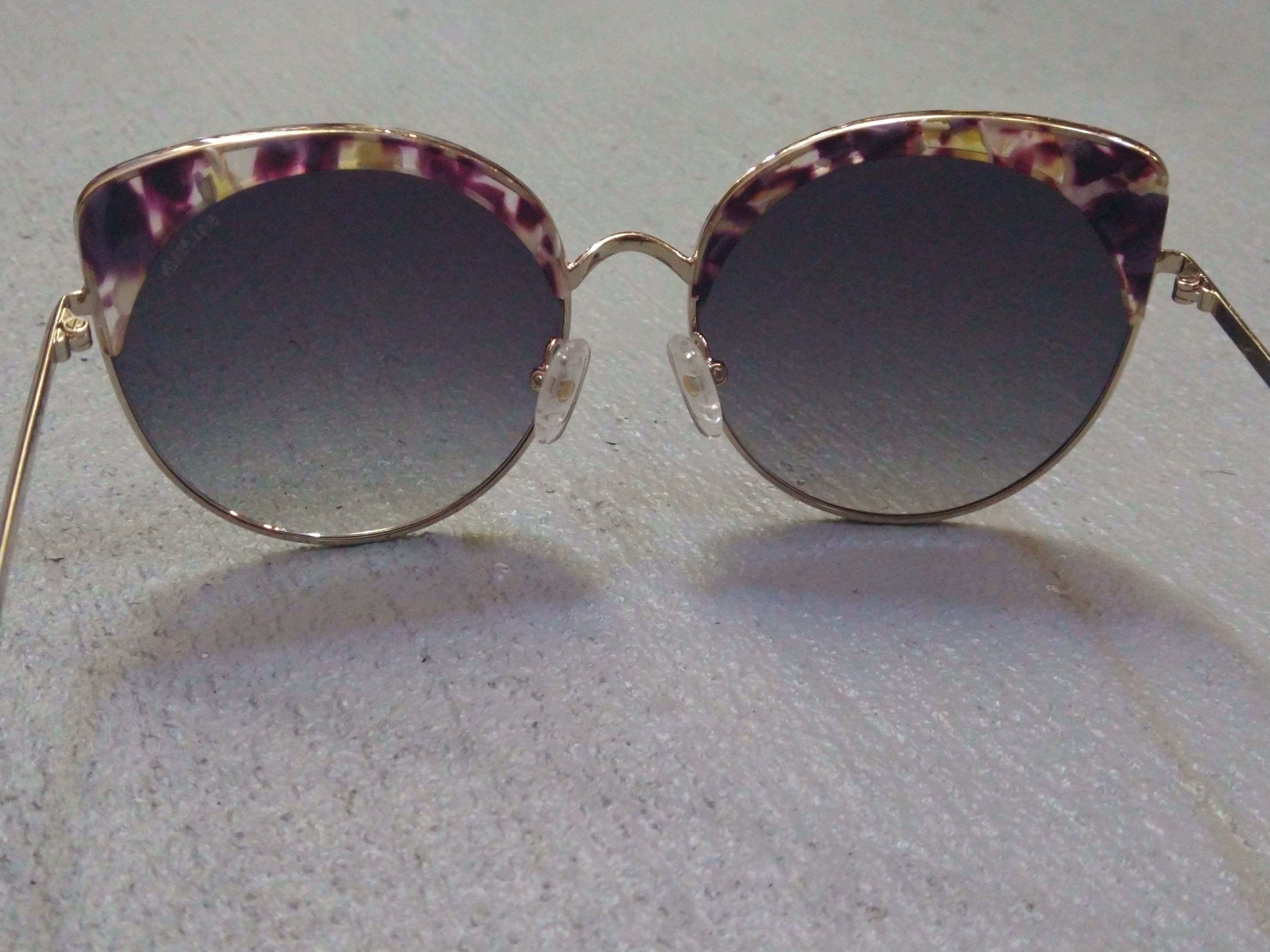 Balmain × Designer Balmain Sunglasses BL2509 Purple Havana Gold Blue Cat Eye Size ONE SIZE - 10 Thumbnail