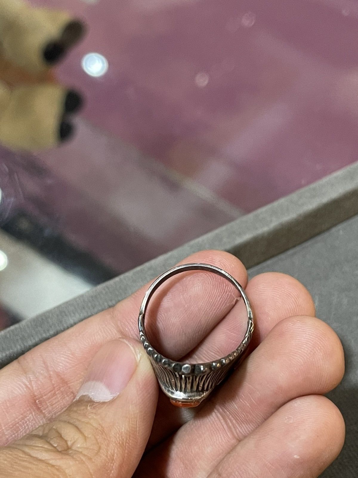 Vintage Vintage ring 70’ Size 46 - 6 Thumbnail