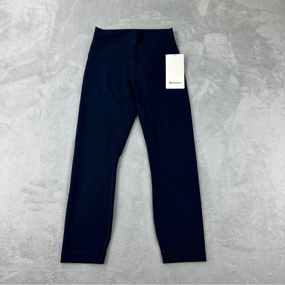 Lululemon Lululemon NWT Wunder Train High-Rise Crop 23" True Navy Wom Size 28" / US 6 / IT 42 - 5 Thumbnail