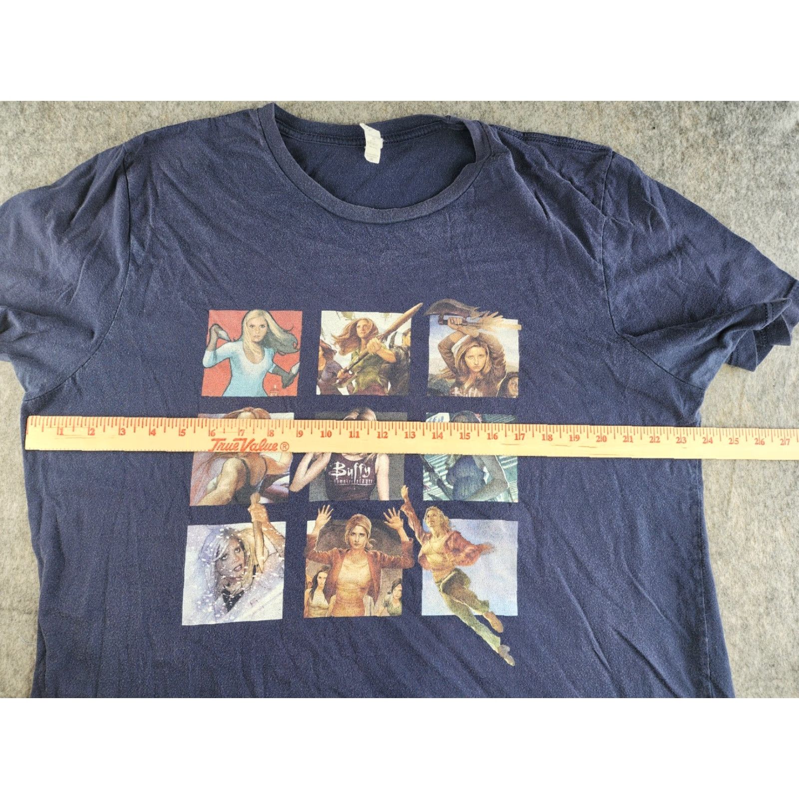Vintage VINTAGE Buffy The Vampire Slayer Shirt 2XL Black Y2K Faded Distressed T-Shirt Unisex Adults 90s Slim? Size XL / US 12-14 / IT 48-50 - 5 Thumbnail