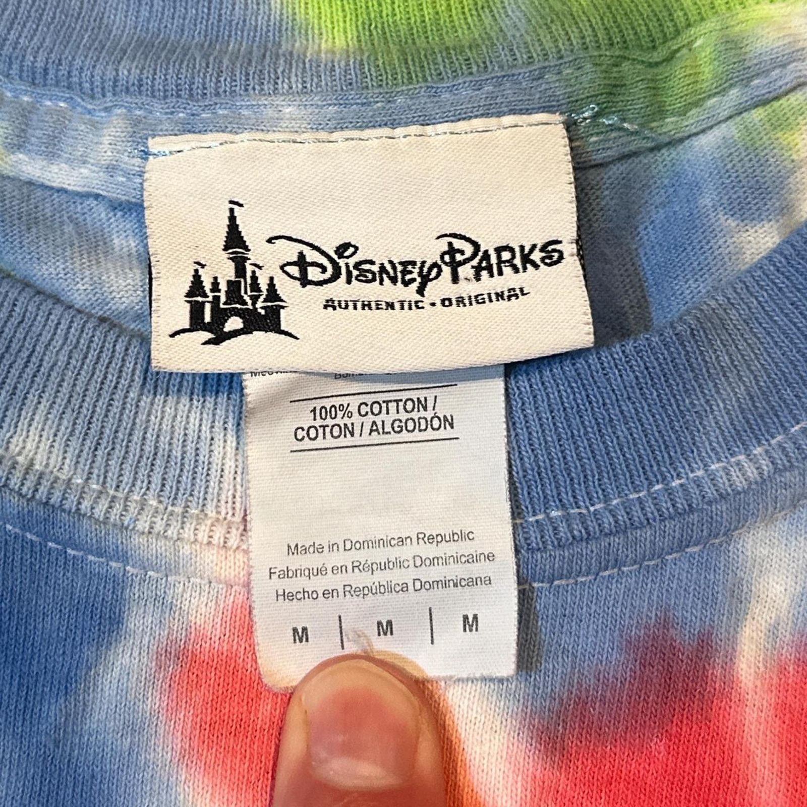 Disney 2016 Walt Disney Tye-Die Mickey Mouse Music Shirt Size M Size US M / EU 48-50 / 2 - 3 Thumbnail