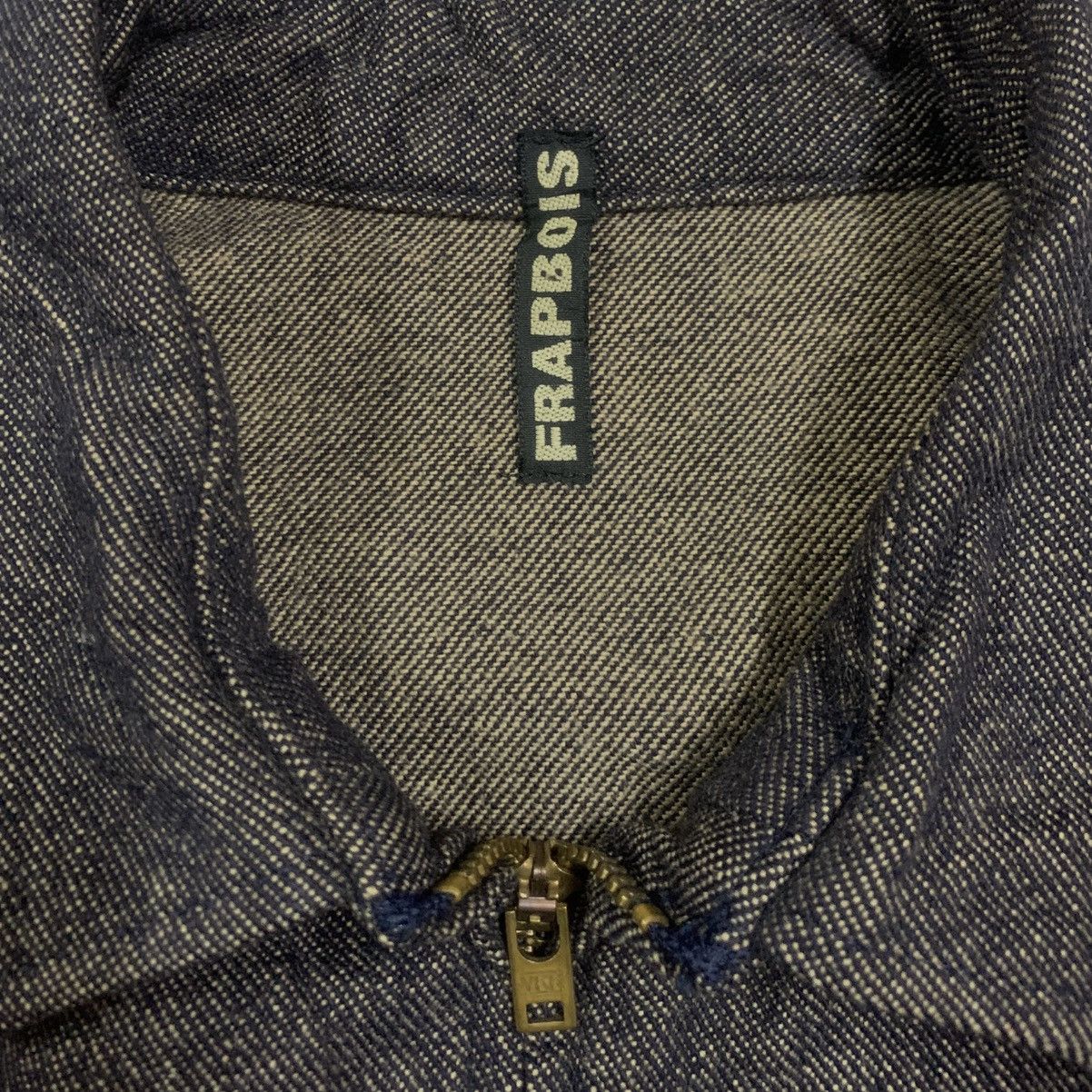 Frapbois Frapbois Japan Zip Up Denim Jacket Size US S / EU 44-46 / 1 - 8 Thumbnail
